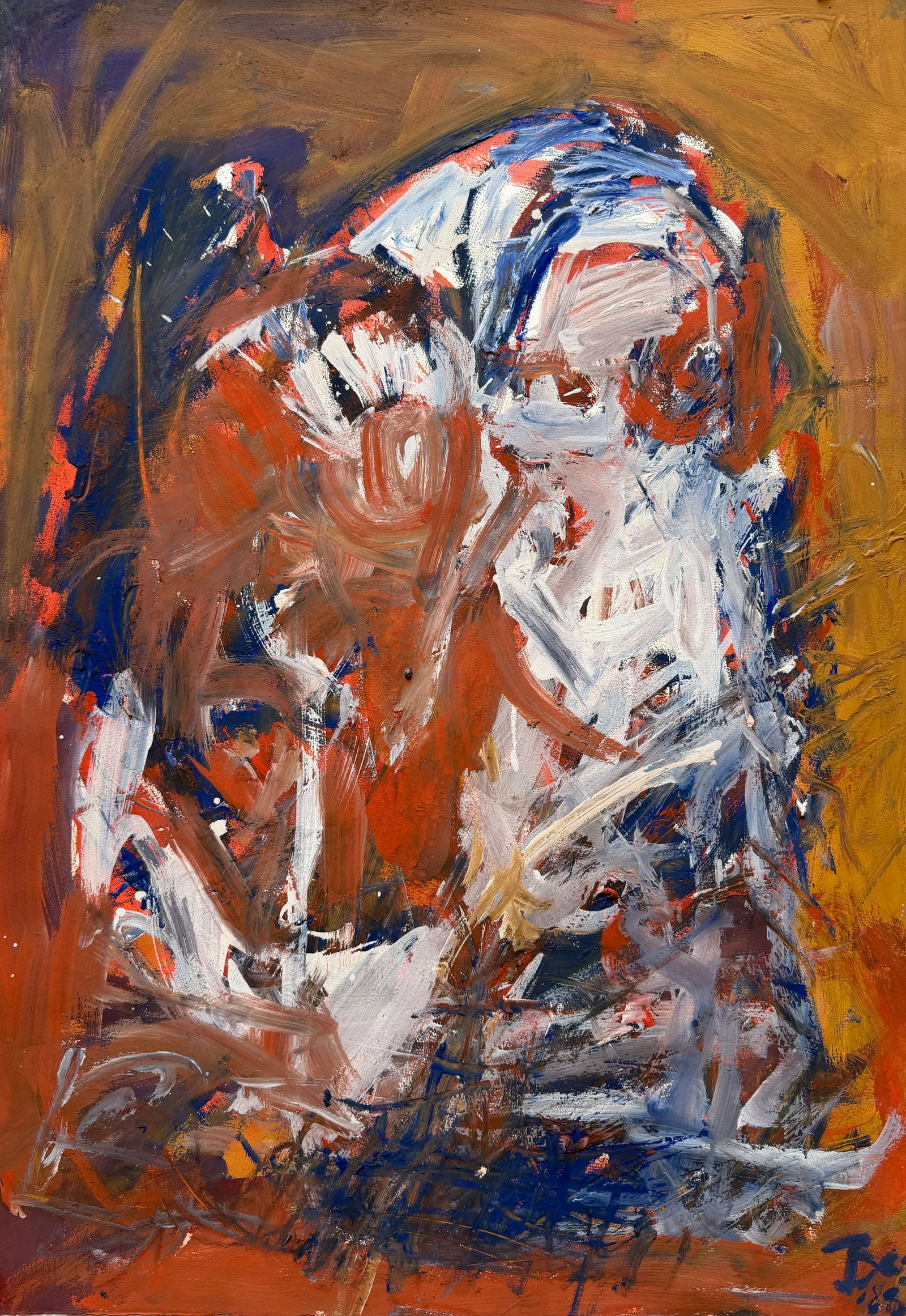 Artist H. Best, 2 informal compositions - 6
