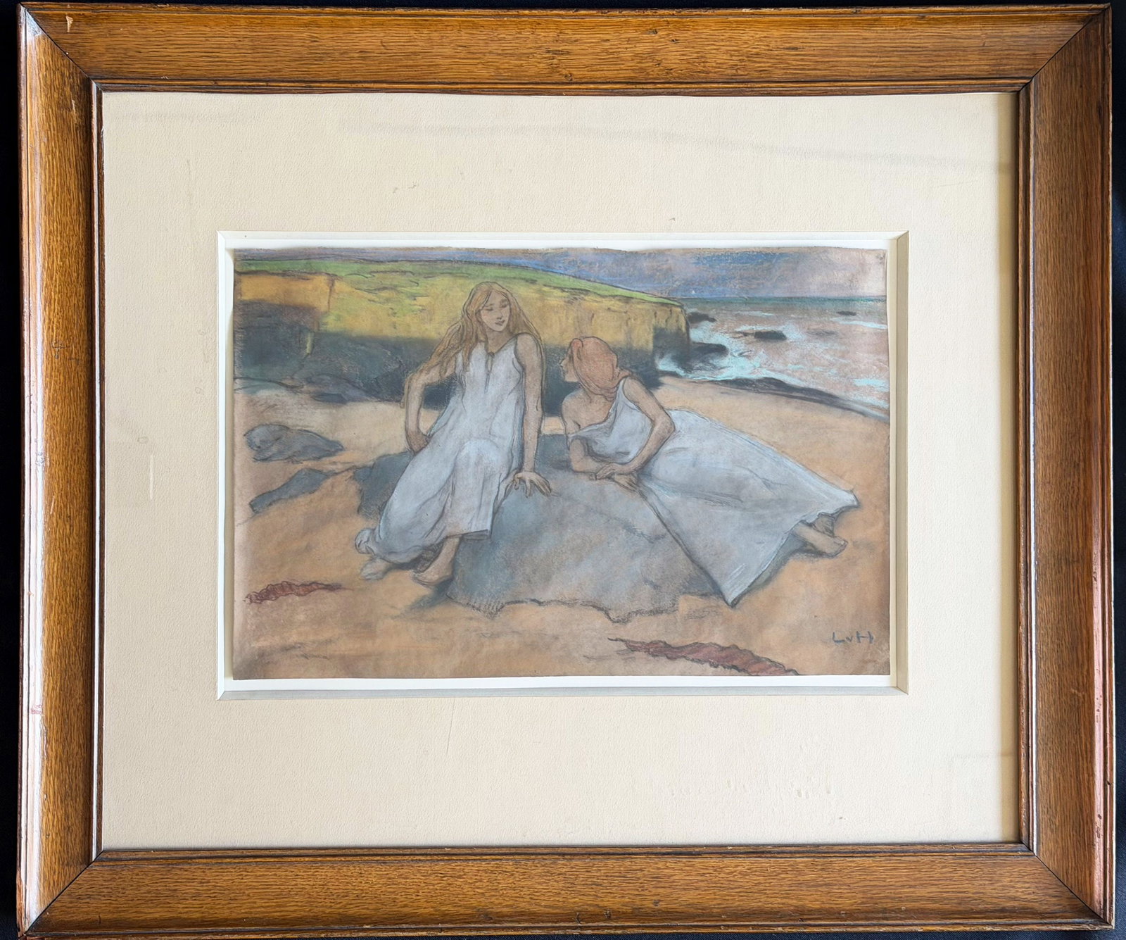 Ludwig von Hofmann, Two Women on the Beach - 5