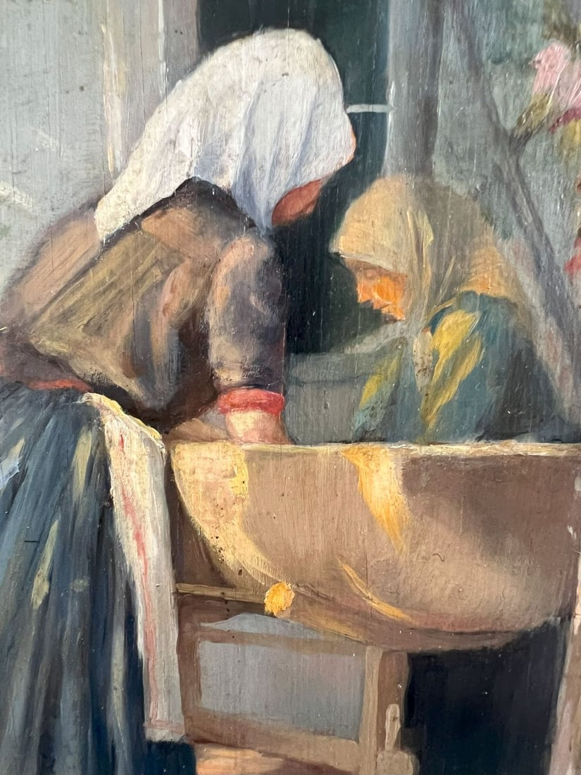 Otto KOROKNYAI, 2 Washerwomen at the Trough - 3