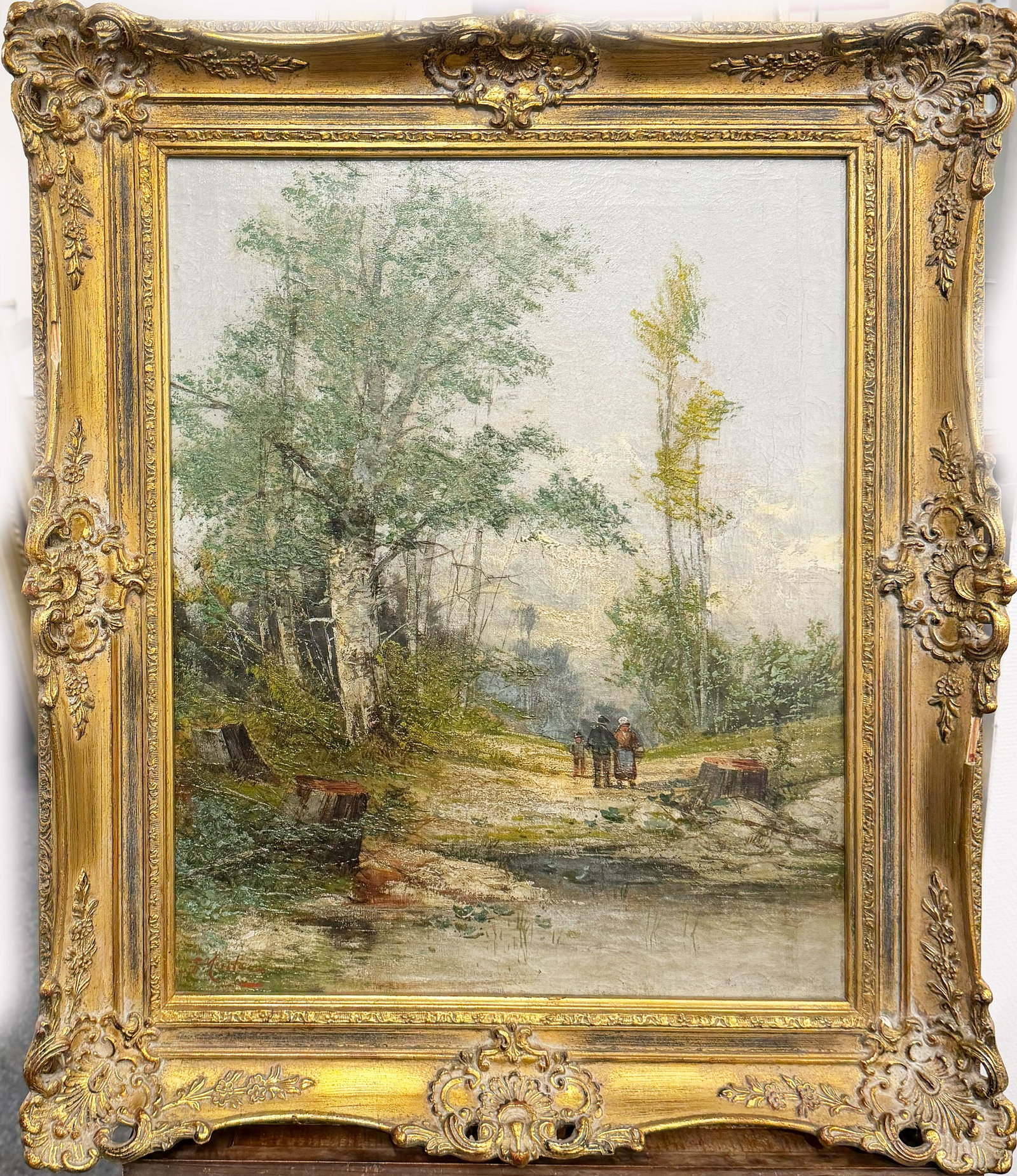 Fritz VON HEIDER. Mushroom pickers - 2