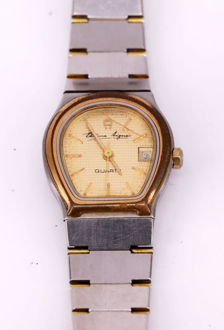 2 women's wristwatches, used, movements not tested: - 3