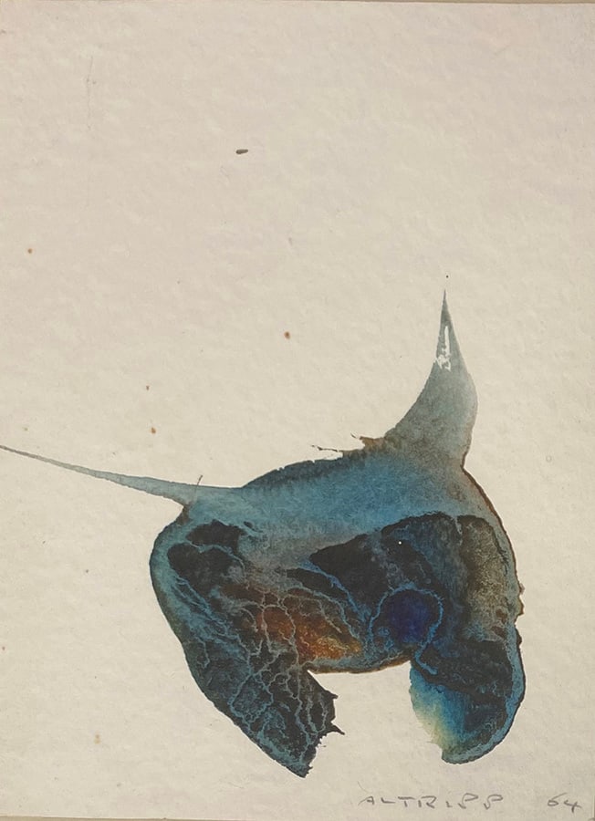 Alo ALTRIPP (1906–1991), 5 compositions, watercolors, - 6