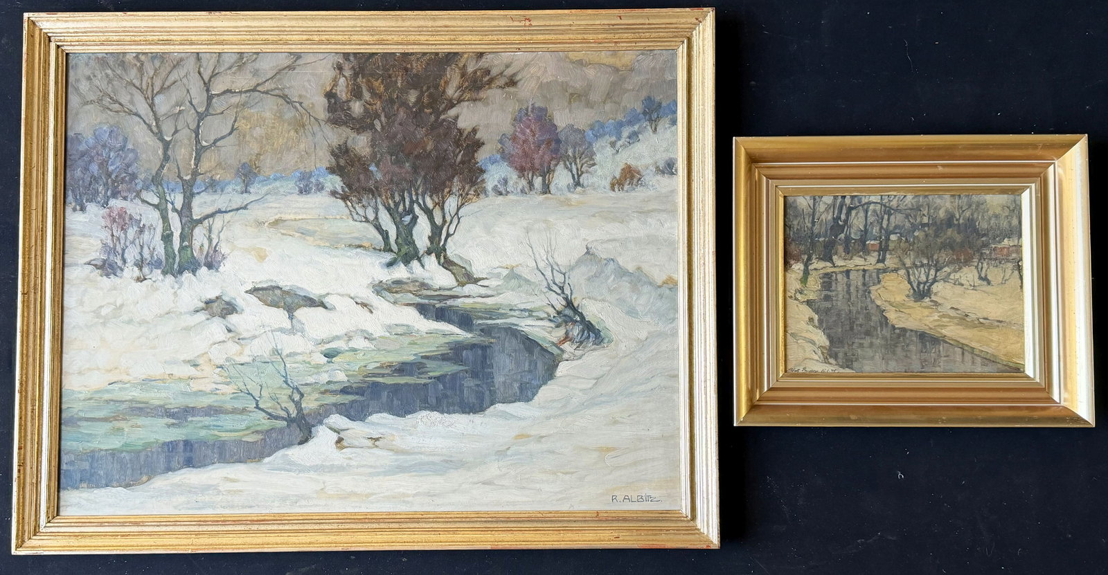 Richard ALBITZ (1876–1954), Monbijou in snow - 2