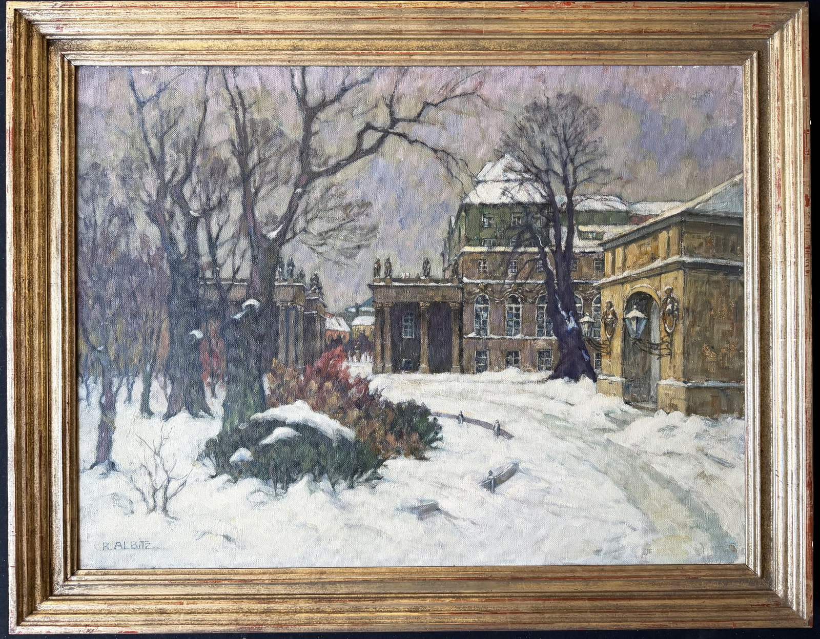 Richard ALBITZ (1876–1954), Monbijou in snow - 7