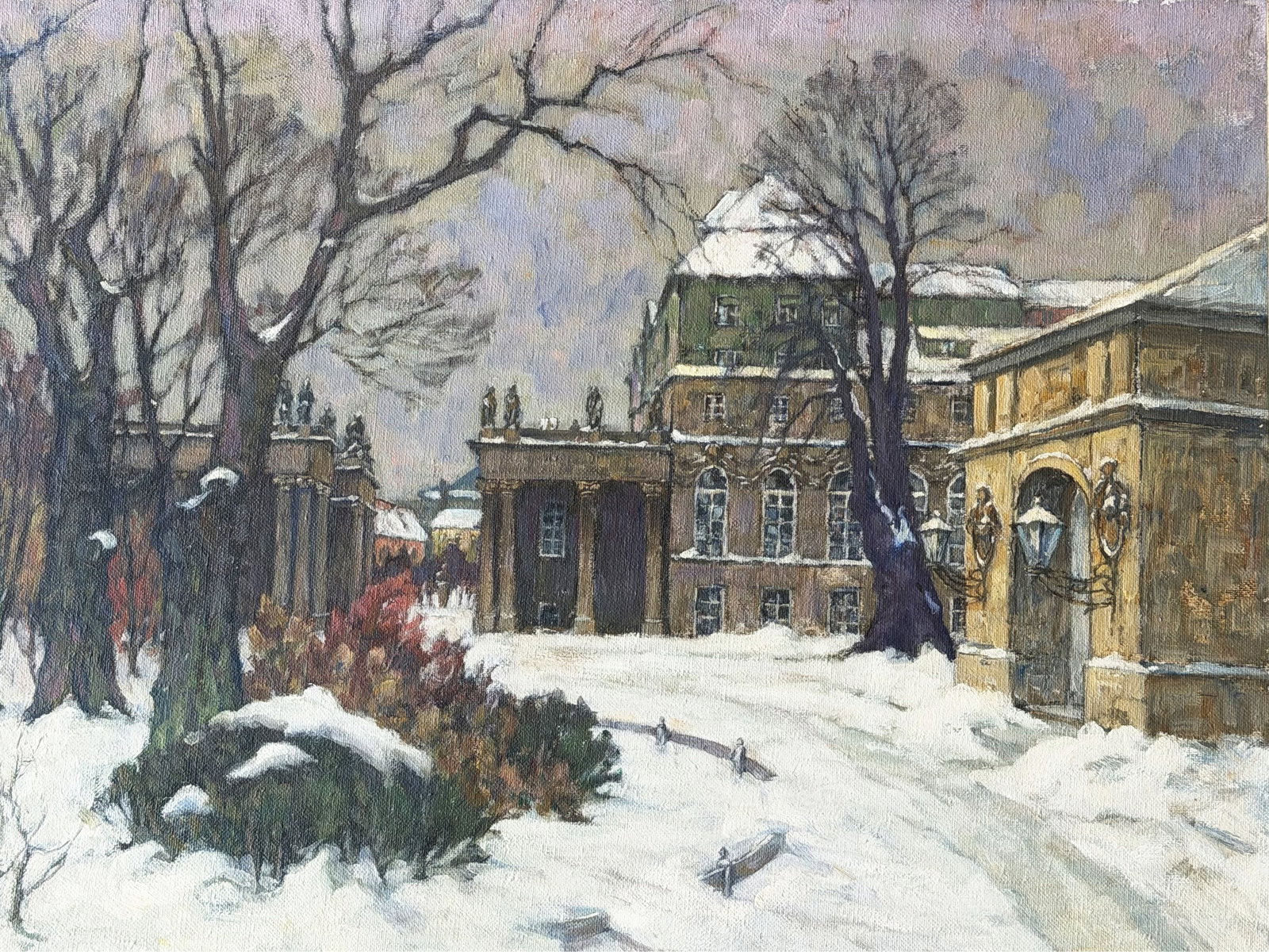 Richard ALBITZ (1876–1954), Monbijou in snow - 8