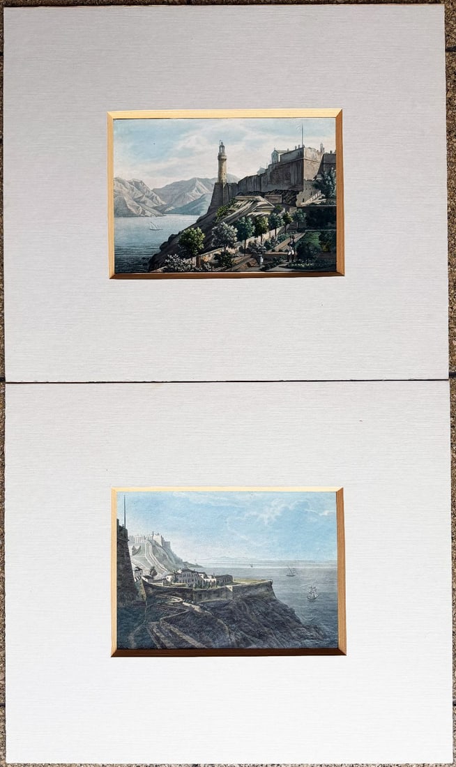 Unknown artist, mid-19th century, 2 motifs from Elba - 11