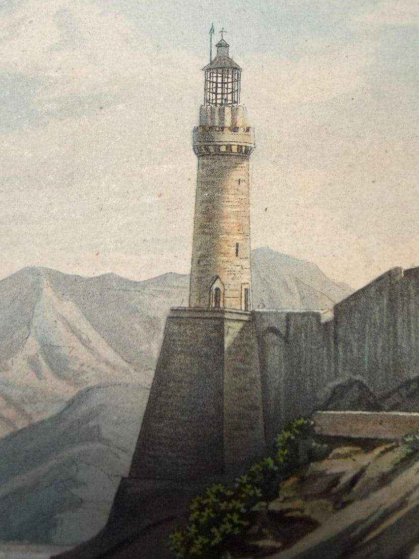 Unknown artist, mid-19th century, 2 motifs from Elba - 14