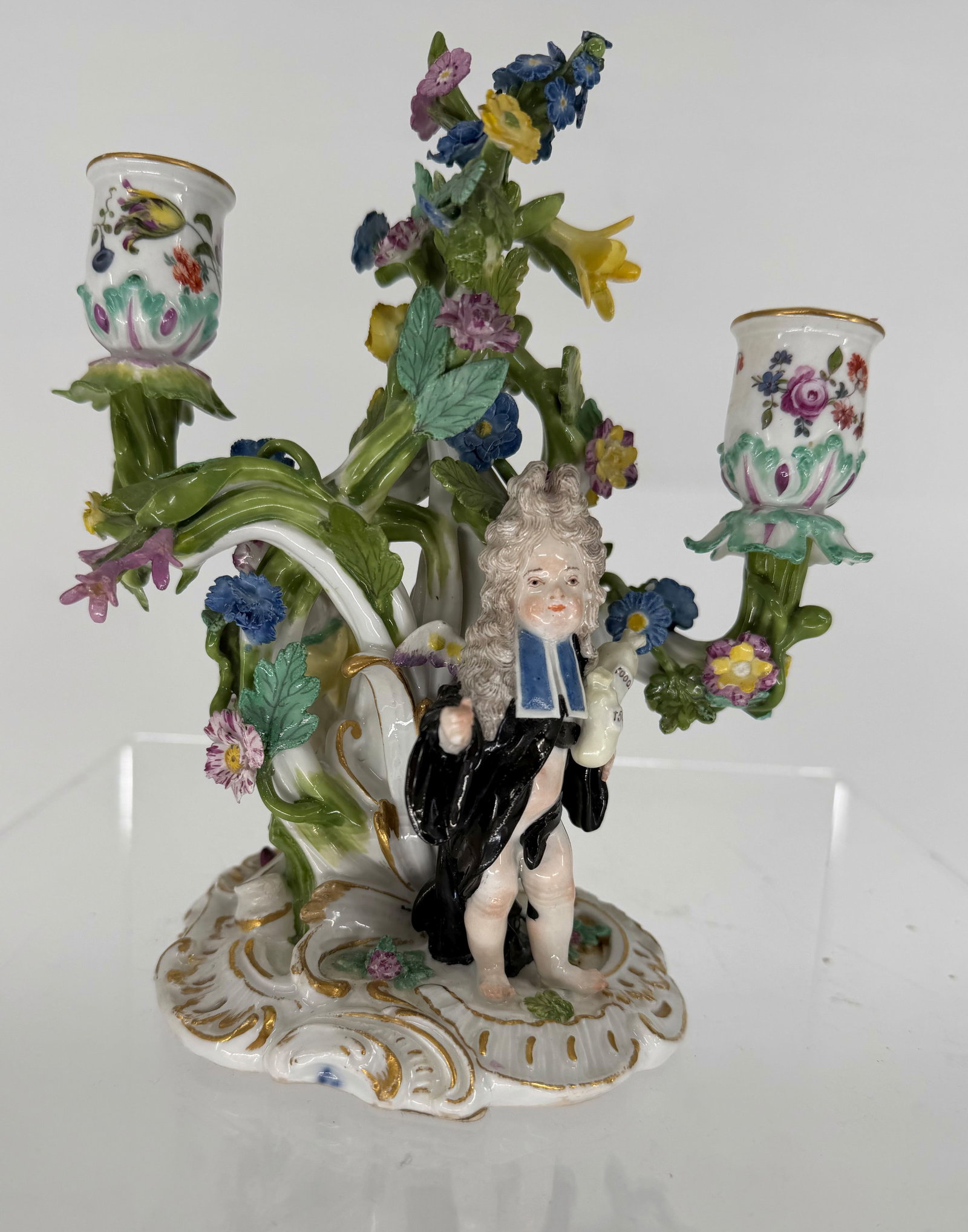 2 Meissen ceremonial candelabras - 12