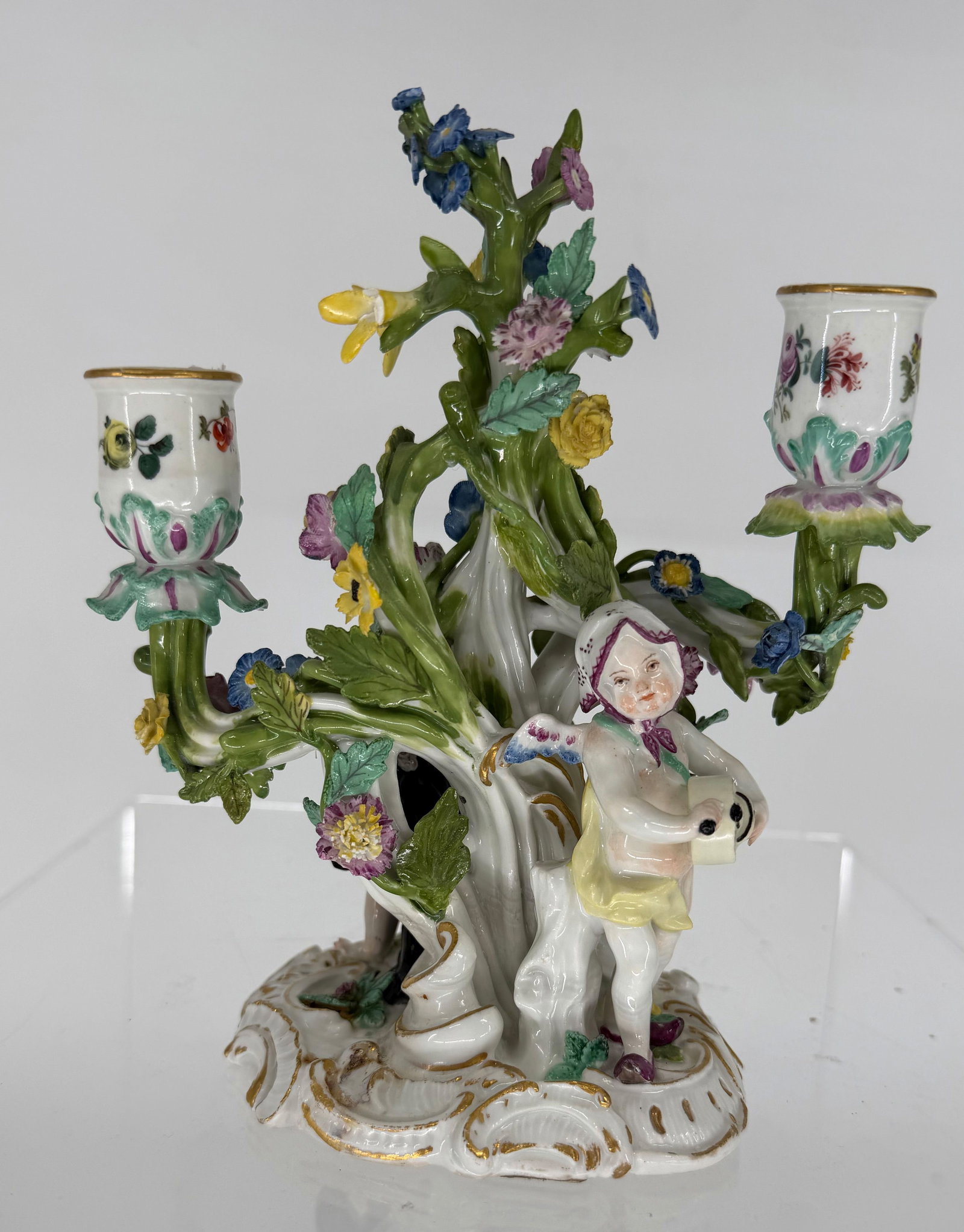 2 Meissen ceremonial candelabras - 20
