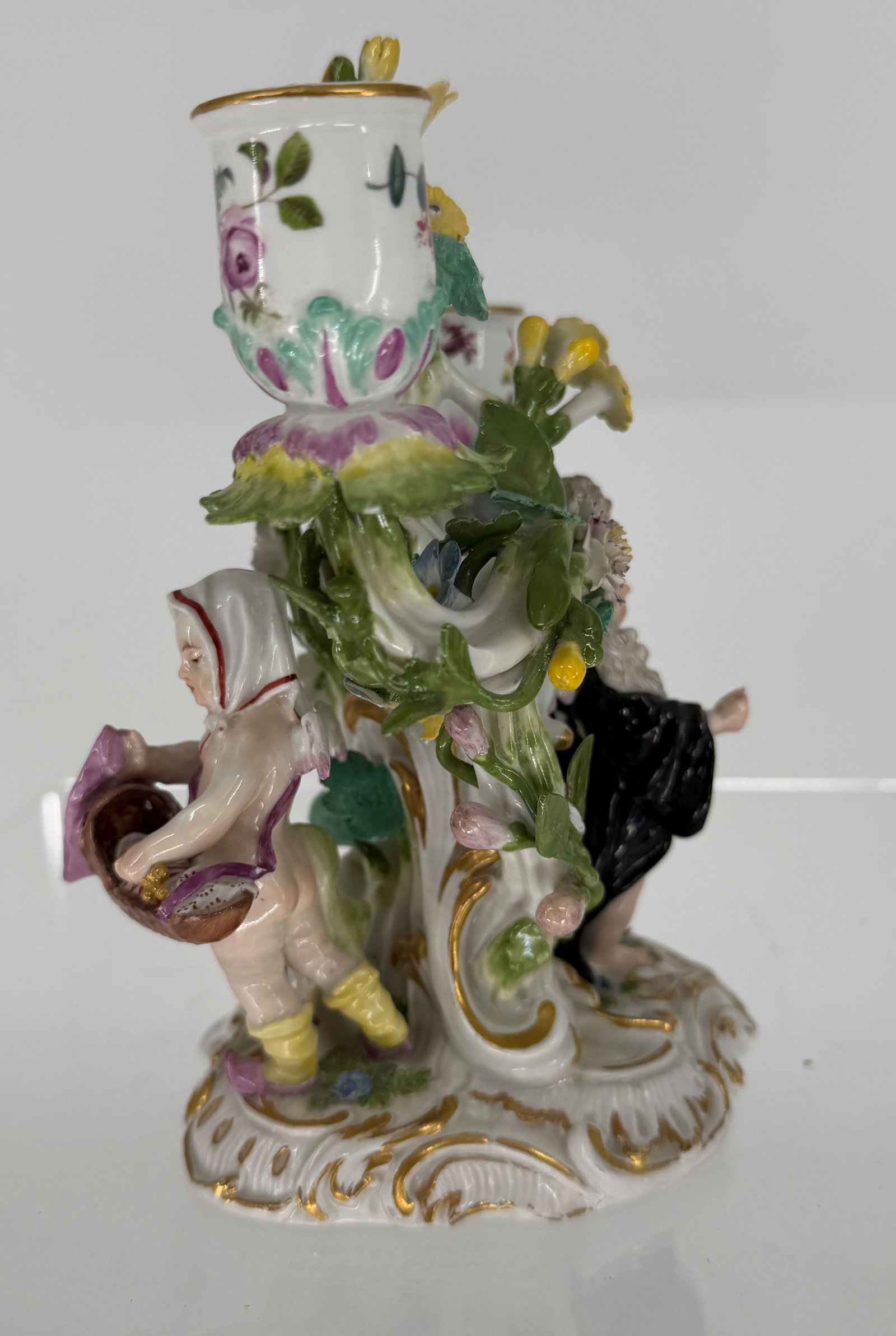 2 Meissen ceremonial candelabras - 3