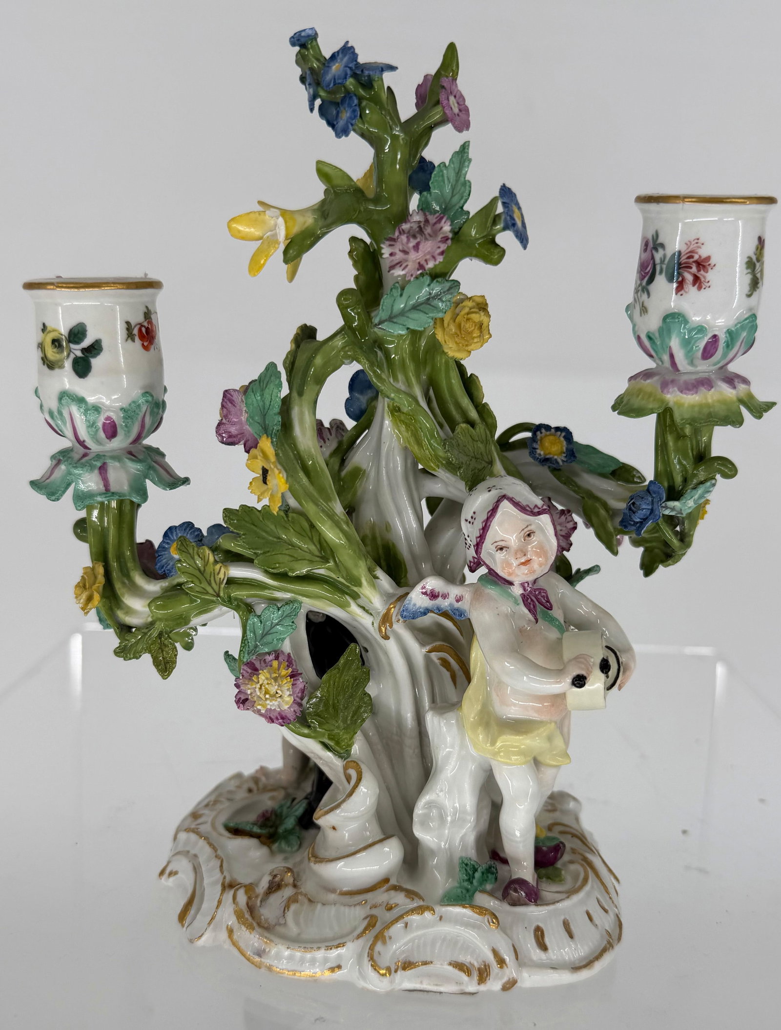 2 Meissen ceremonial candelabras - 5