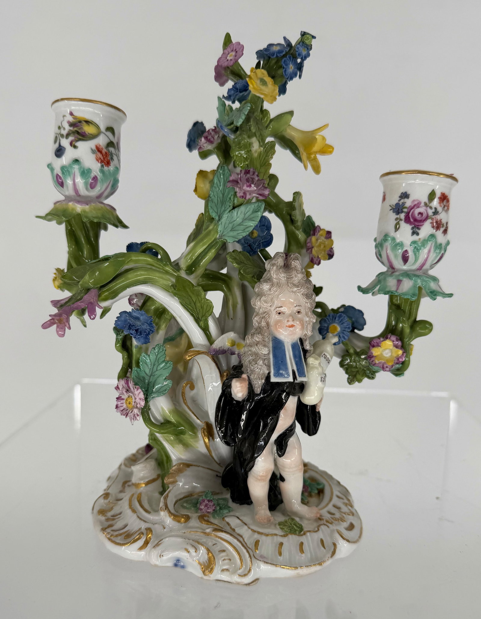 2 Meissen ceremonial candelabras - 6