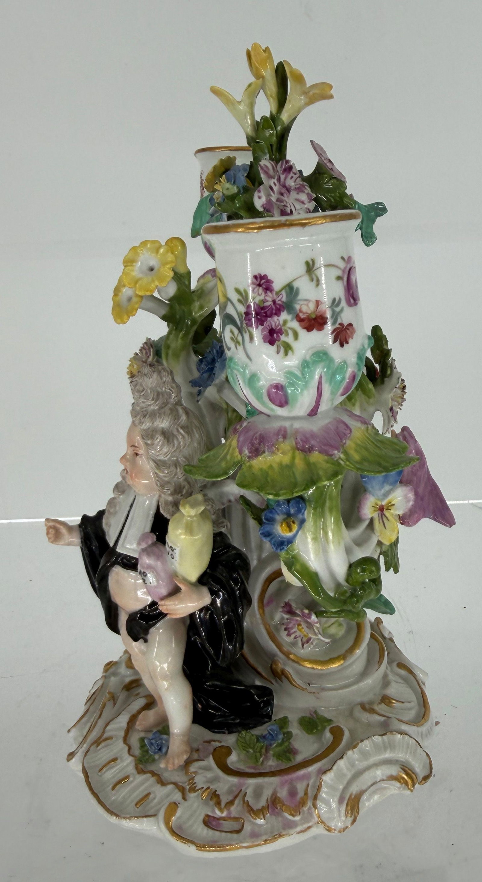 2 Meissen ceremonial candelabras - 7