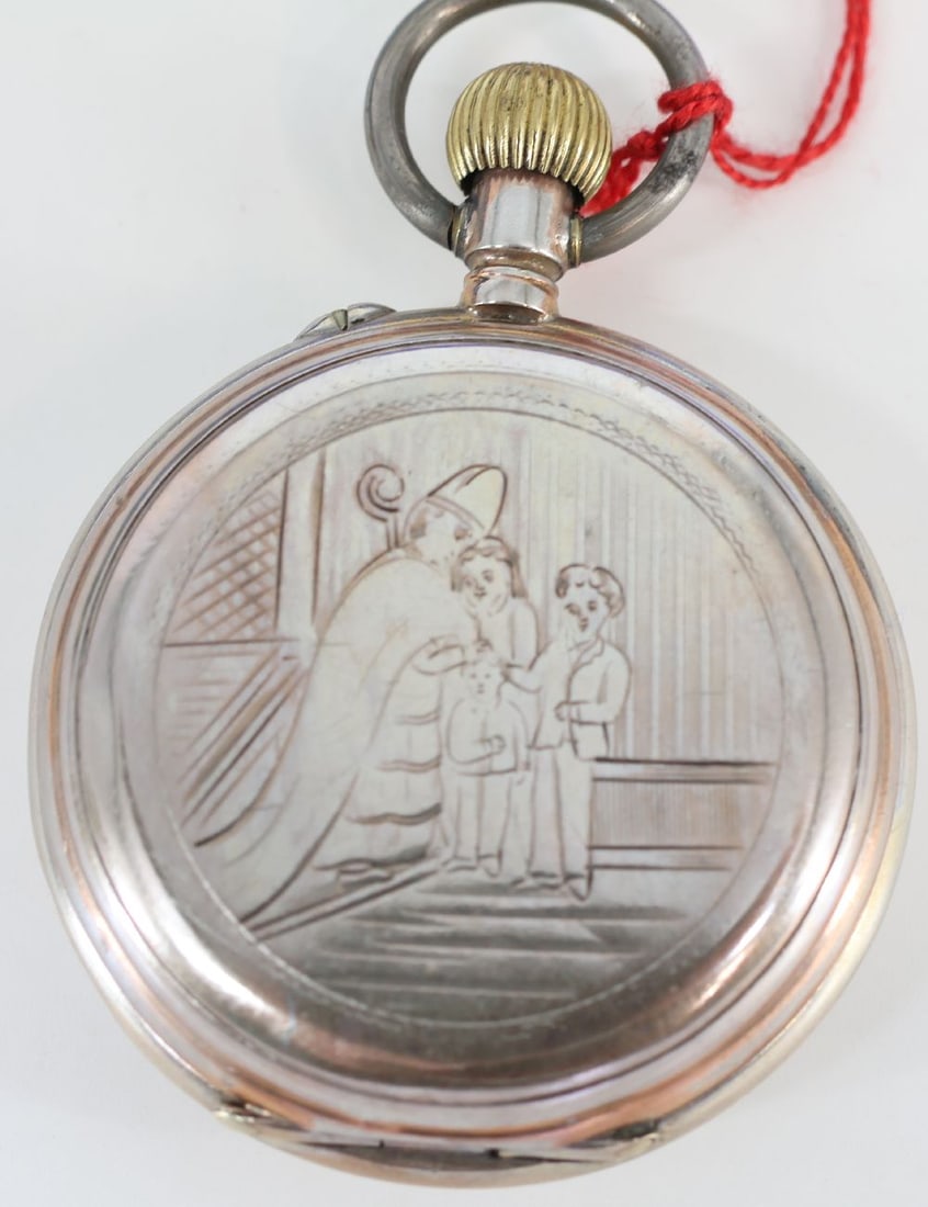 Set of 11 pocket watches, one marked (Omega) - 4