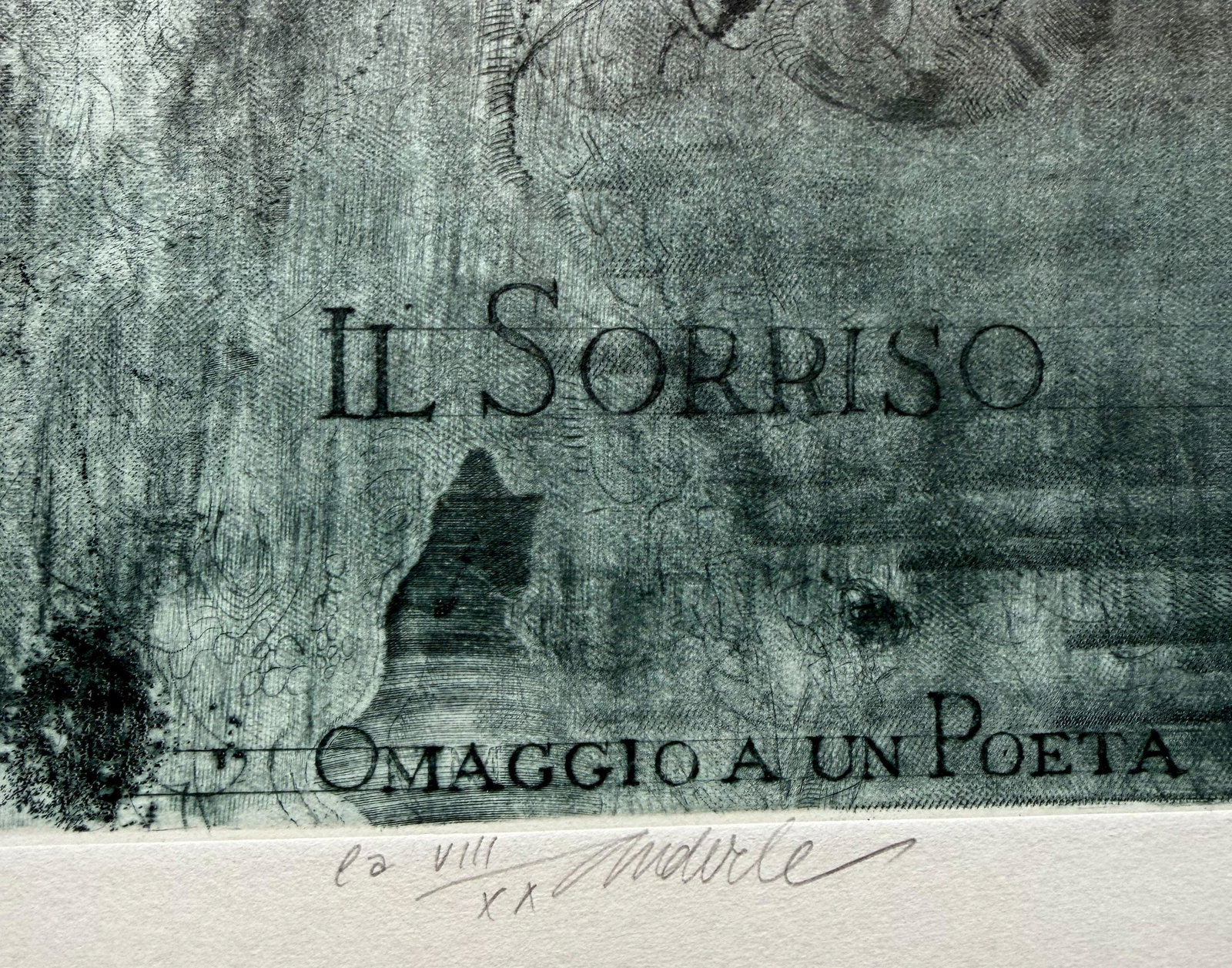 Jiri ANDERLE (1936), Il Sorriso. Omaggio a un poetà, - 4