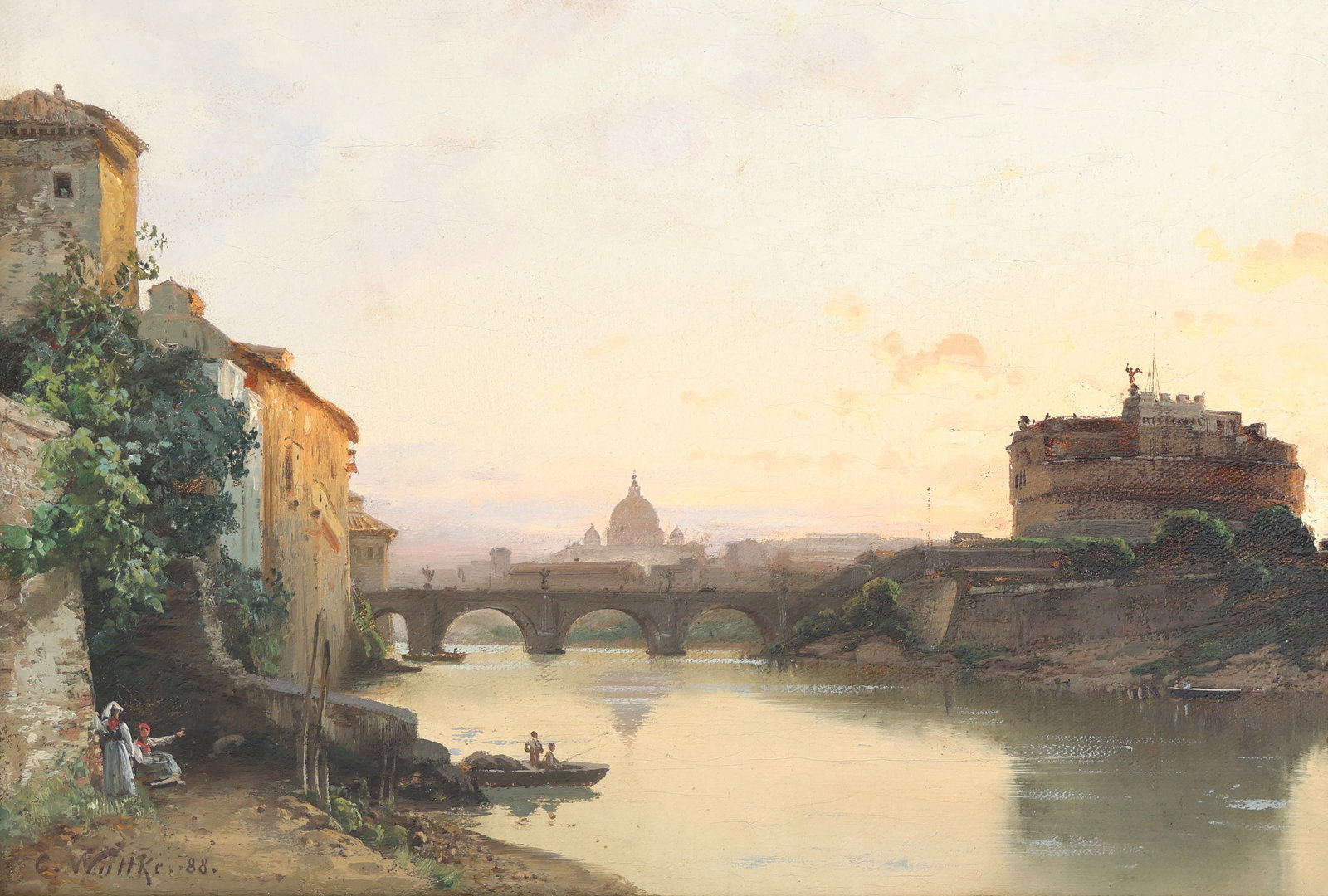 Carl WUTTKE. Castel Sant'Angelo in Rome. (1 of 7)
