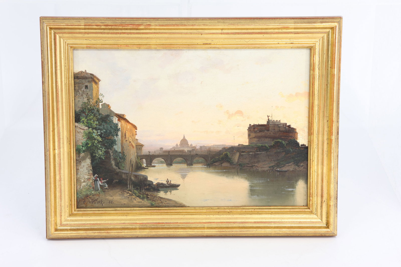 Carl WUTTKE. Castel Sant'Angelo in Rome. - 3