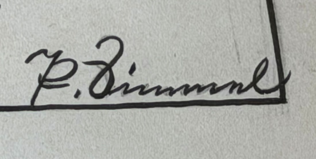Paul SIMMEL (1887–1933), 2 caricatures, - 2
