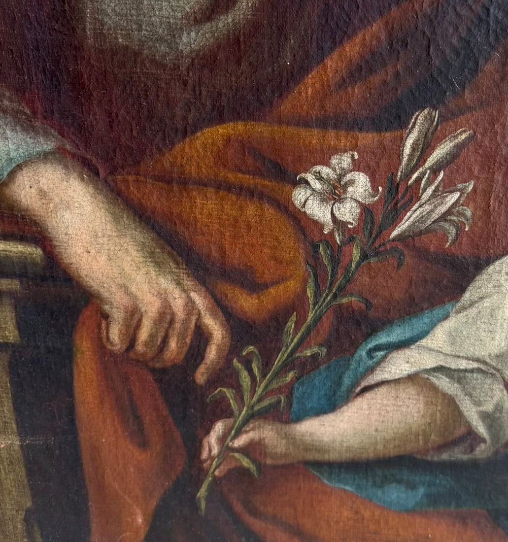 Mary as a child with her father, circa 1800. - 3