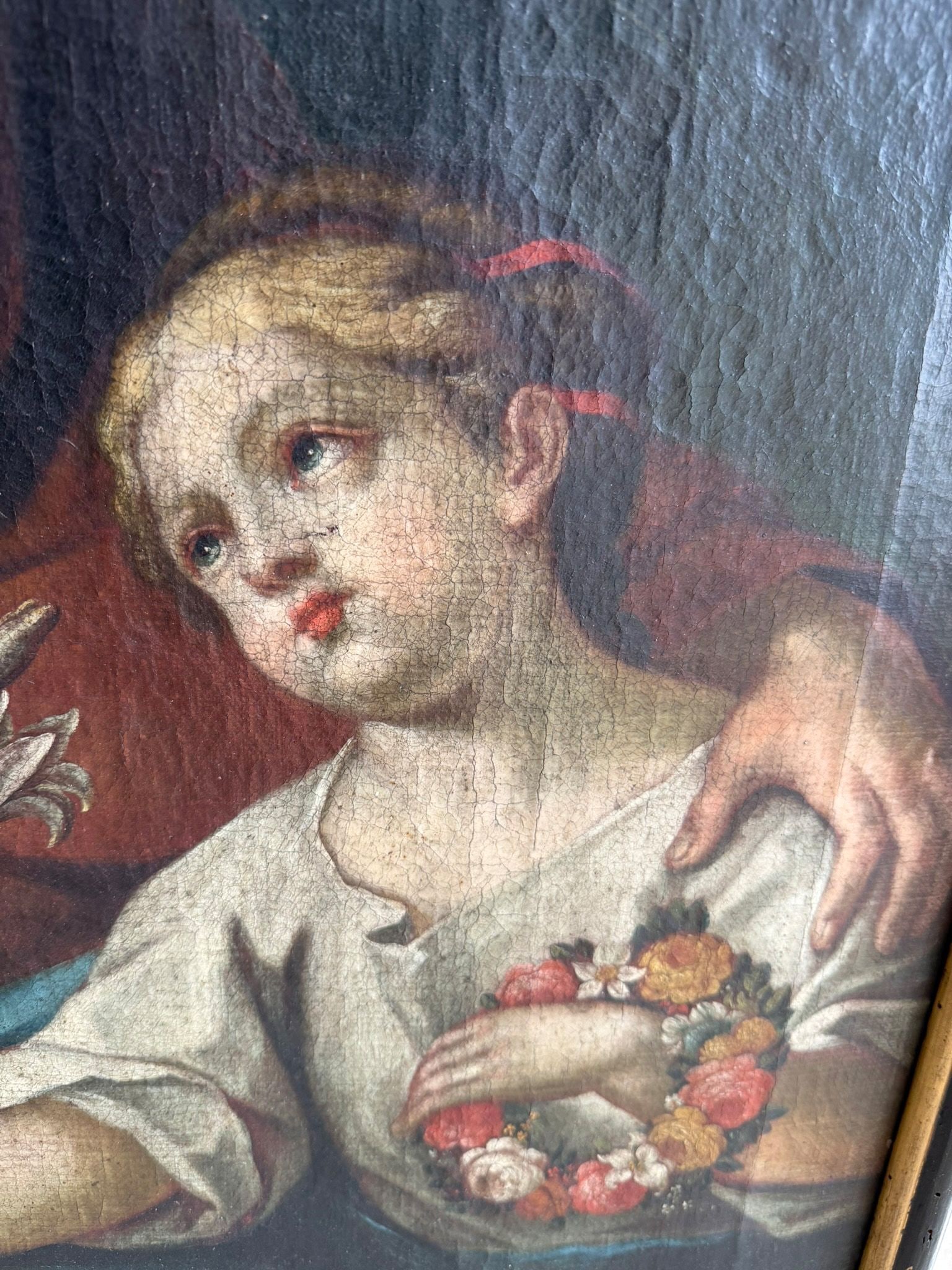 Mary as a child with her father, circa 1800. - 5