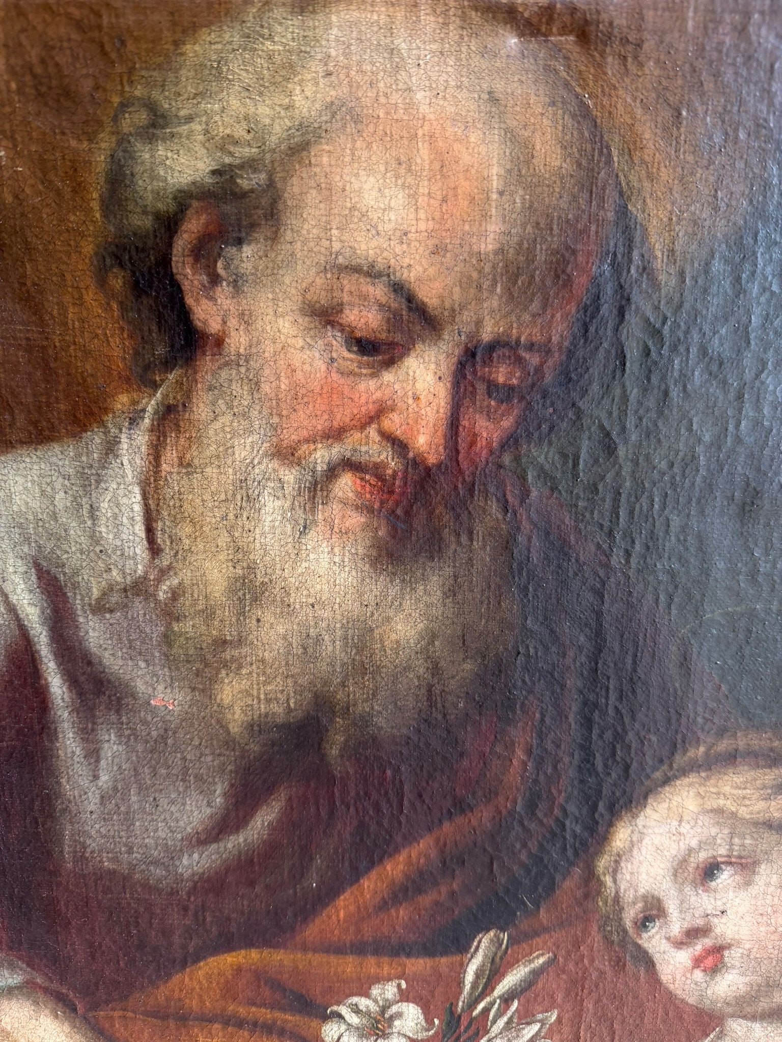 Mary as a child with her father, circa 1800. - 7