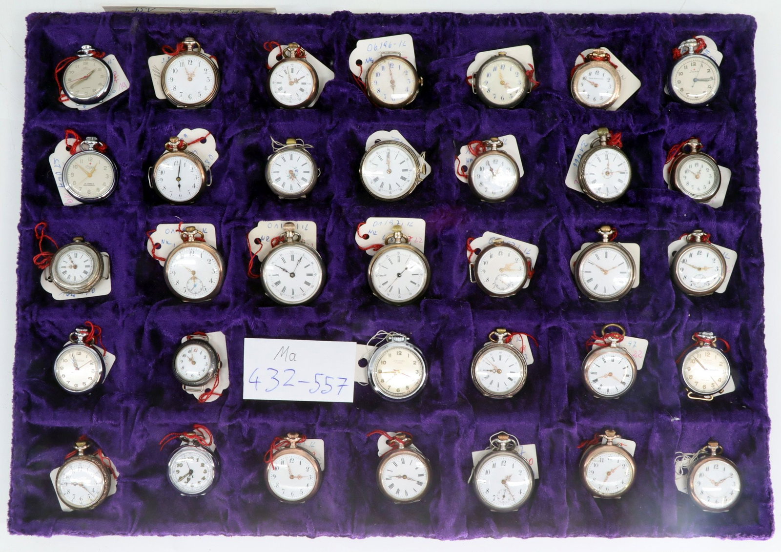 34 pocket watches, including early wristwatches - 2