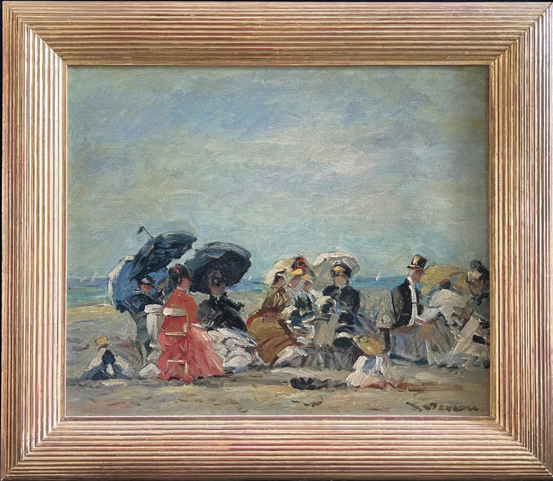 Jacques Deveau Society with parasols - 3