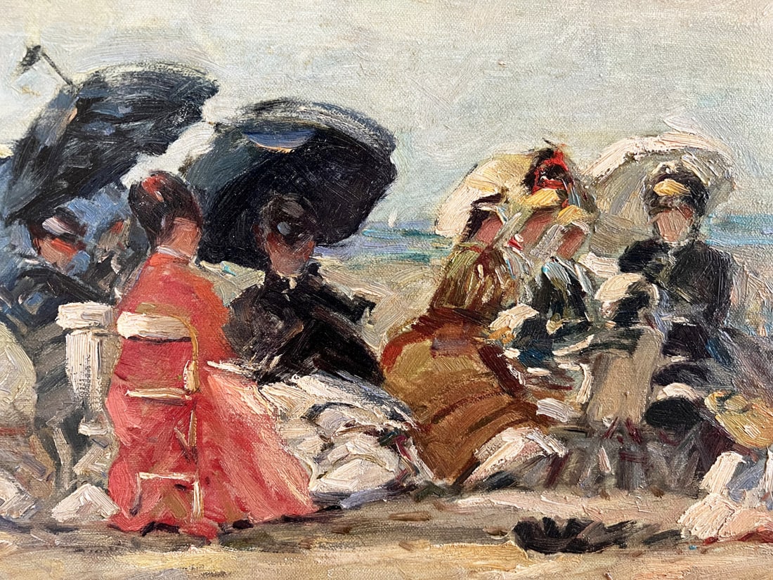 Jacques Deveau Society with parasols - 4