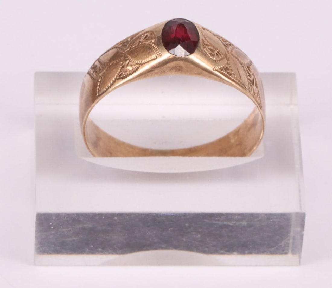 3 x garnet jewelry - 2
