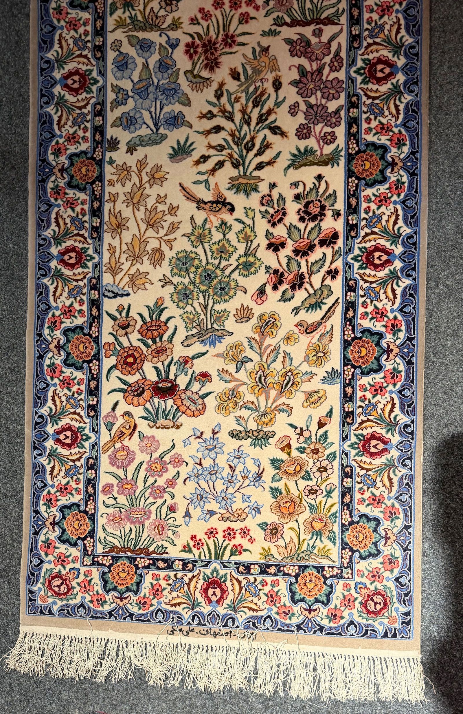 Carpet, Iran, Isfahan, 322 x 75 cm. - 3