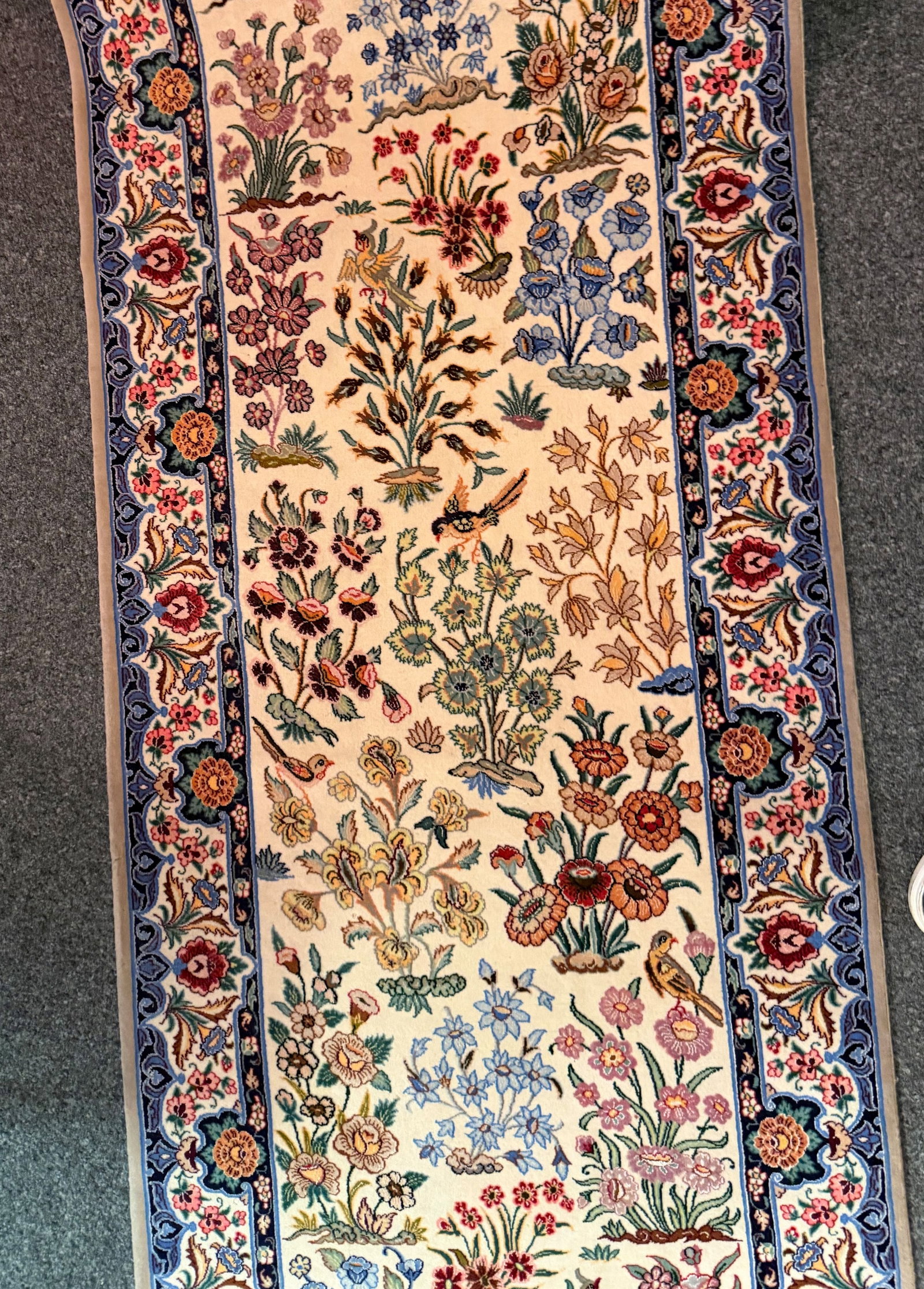 Carpet, Iran, Isfahan, 322 x 75 cm. - 4