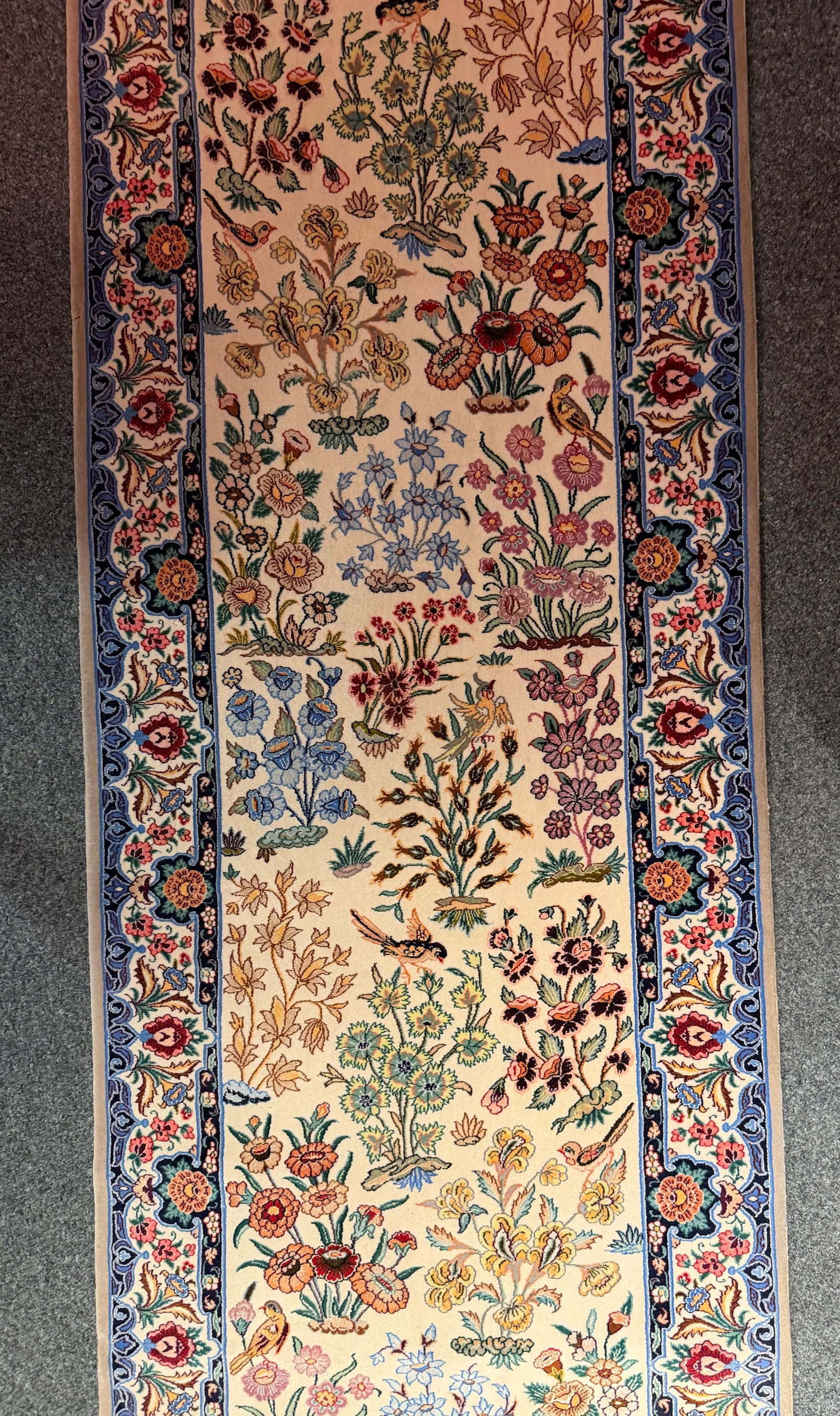 Carpet, Iran, Isfahan, 322 x 75 cm. - 5