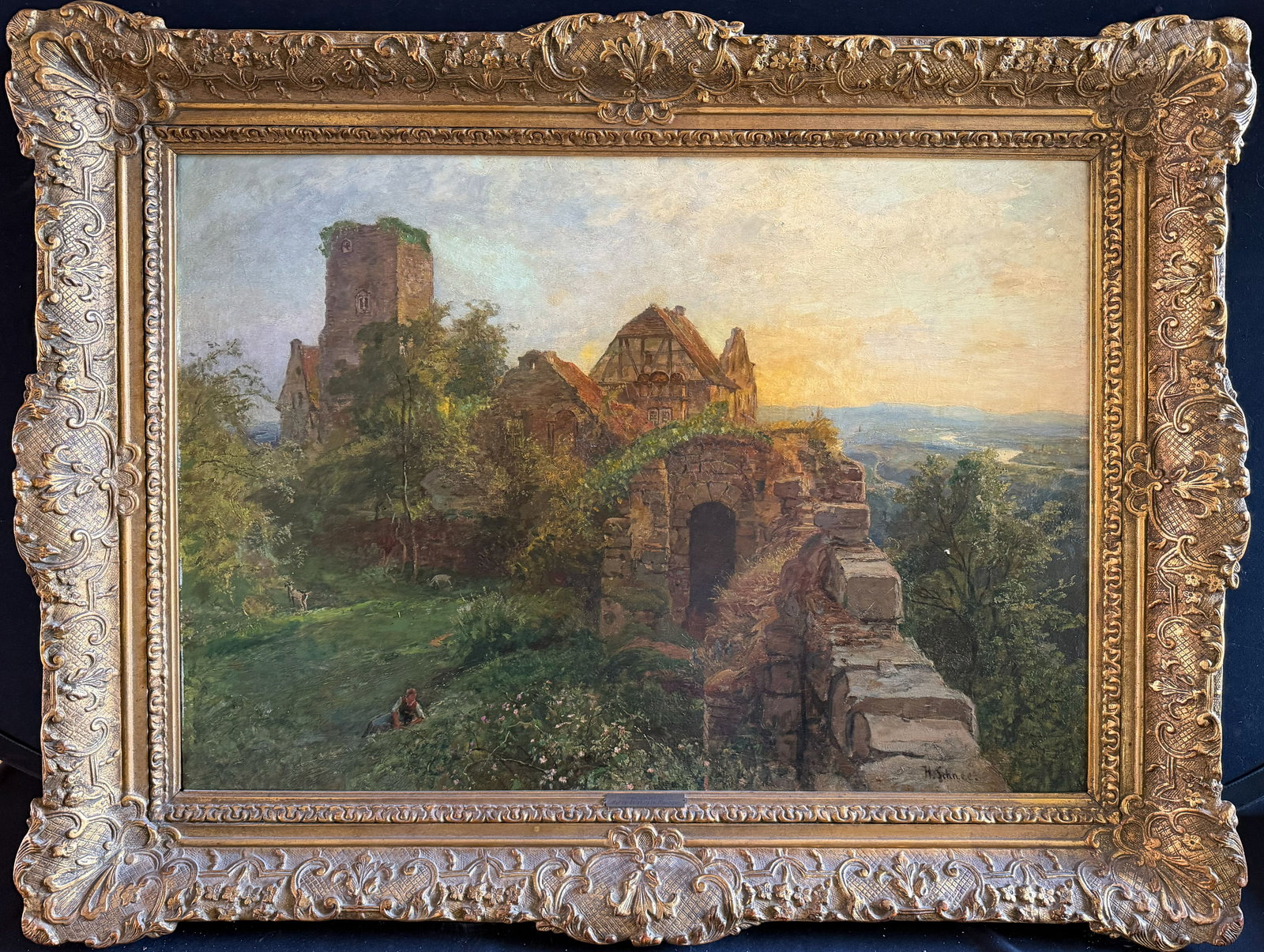 Hermann SCHNEE (1840-1926), Castle ruins - 2