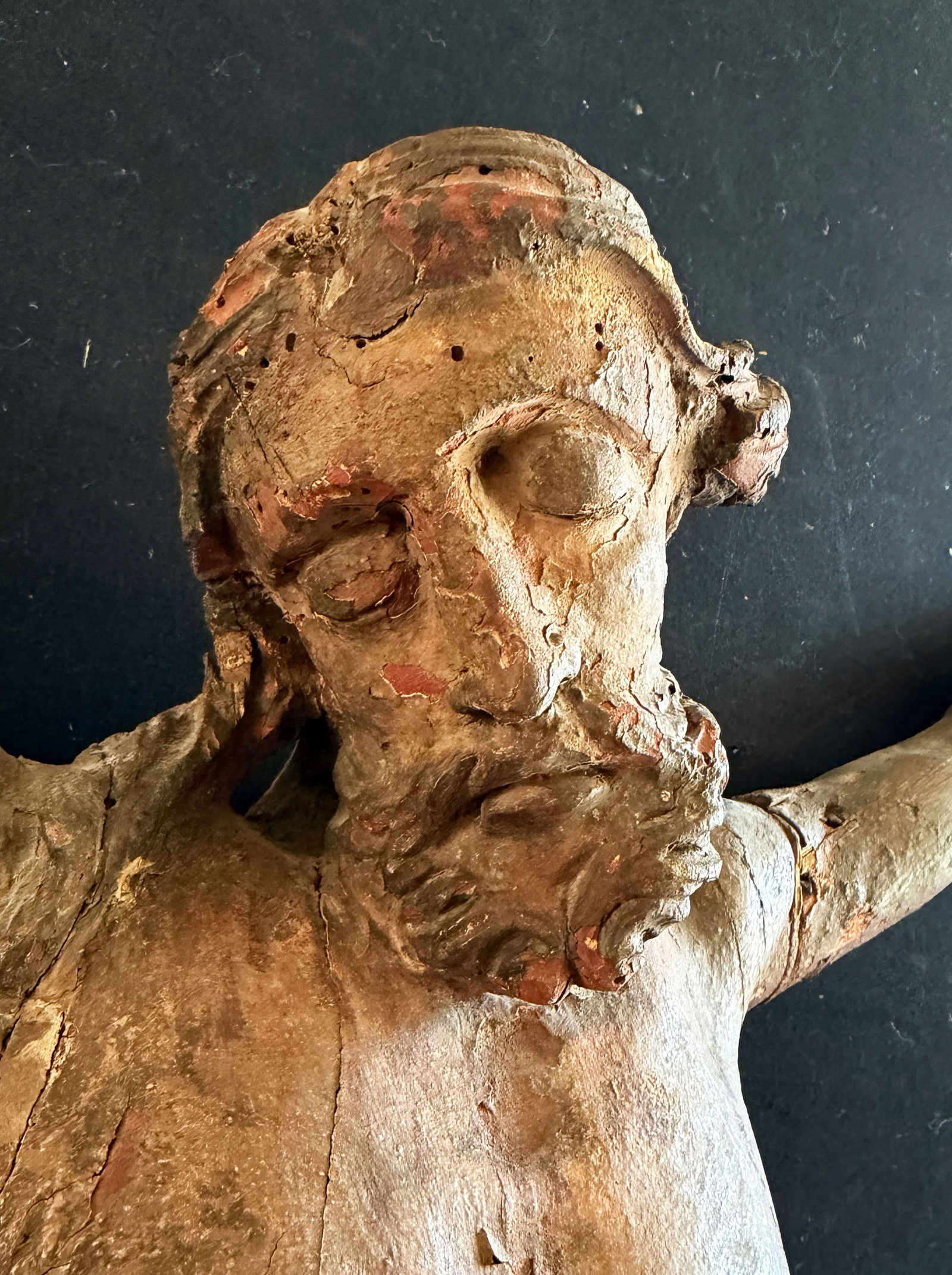 Crucified Jesus, 18th century, dark wood, - 10