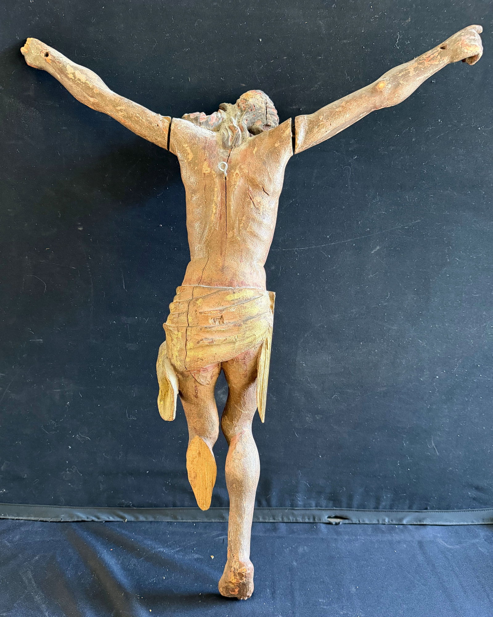 Crucified Jesus, 18th century, dark wood, - 2