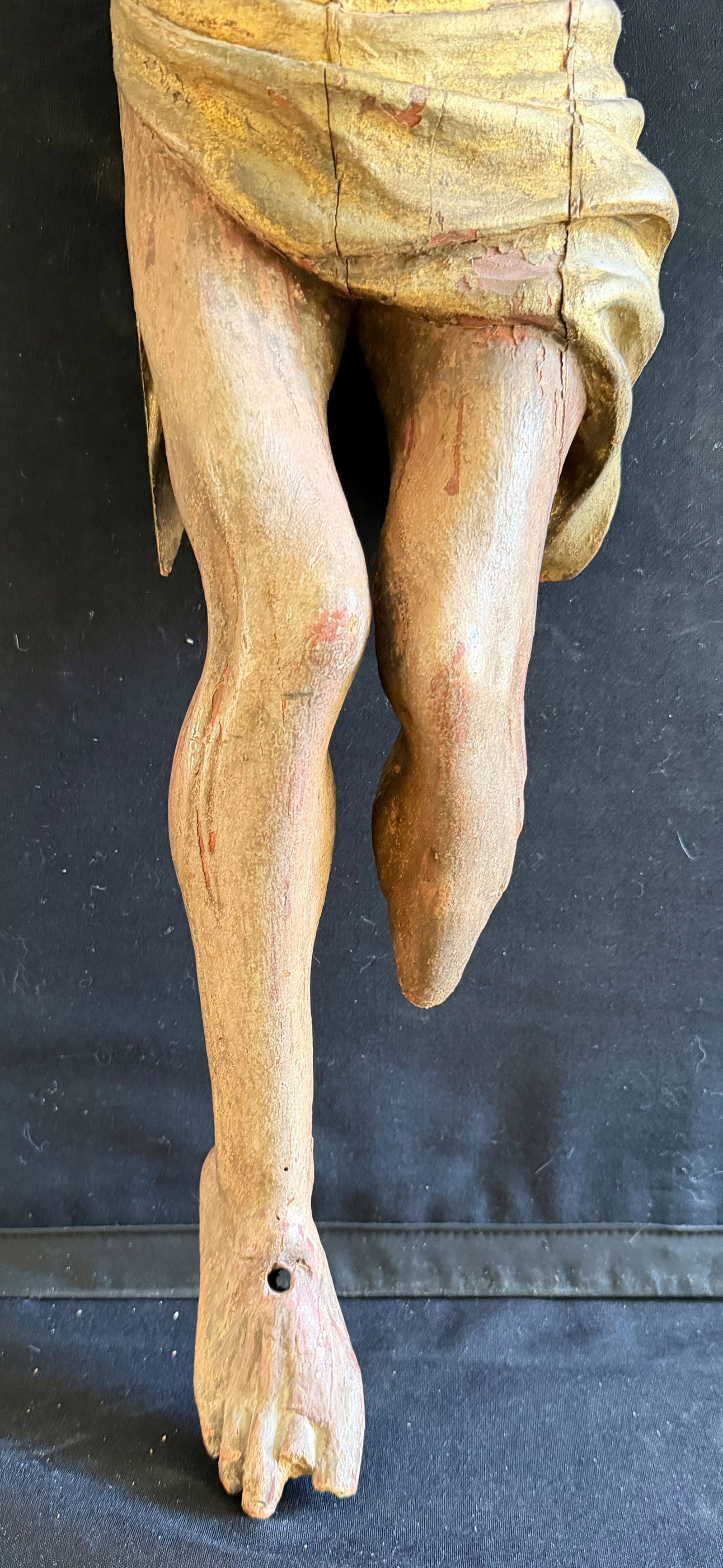 Crucified Jesus, 18th century, dark wood, - 7