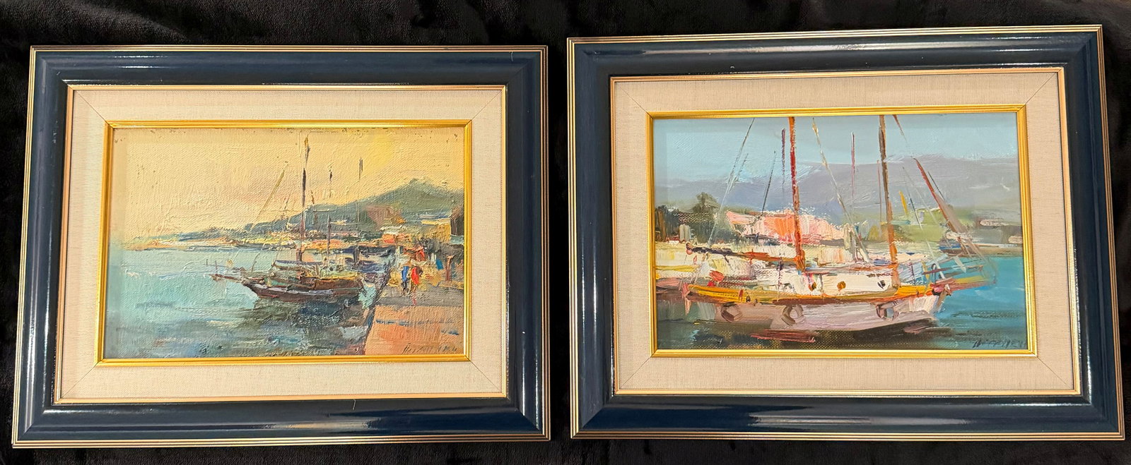 2 works by Alexey Potapenko. Sailing ships. - 3