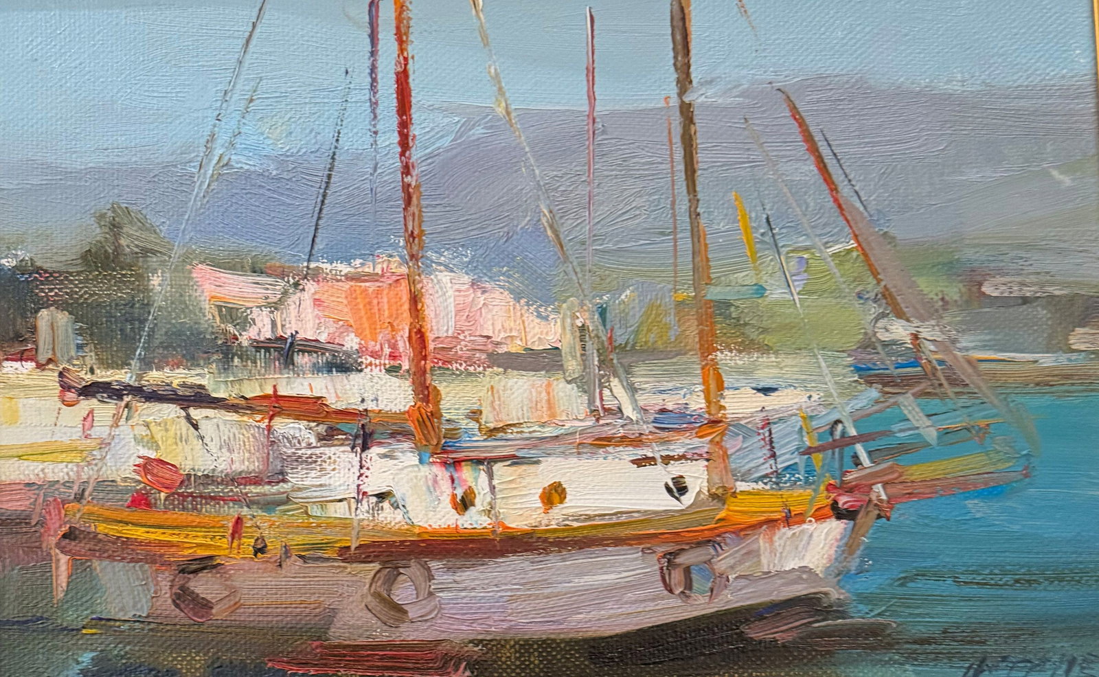 2 works by Alexey Potapenko. Sailing ships. - 5