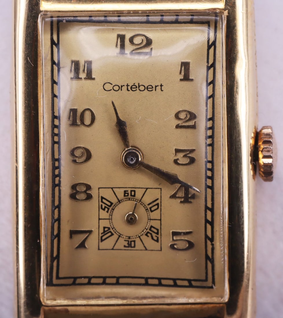 Cortébert, wristwatch, 750 gold case (tested) - 4