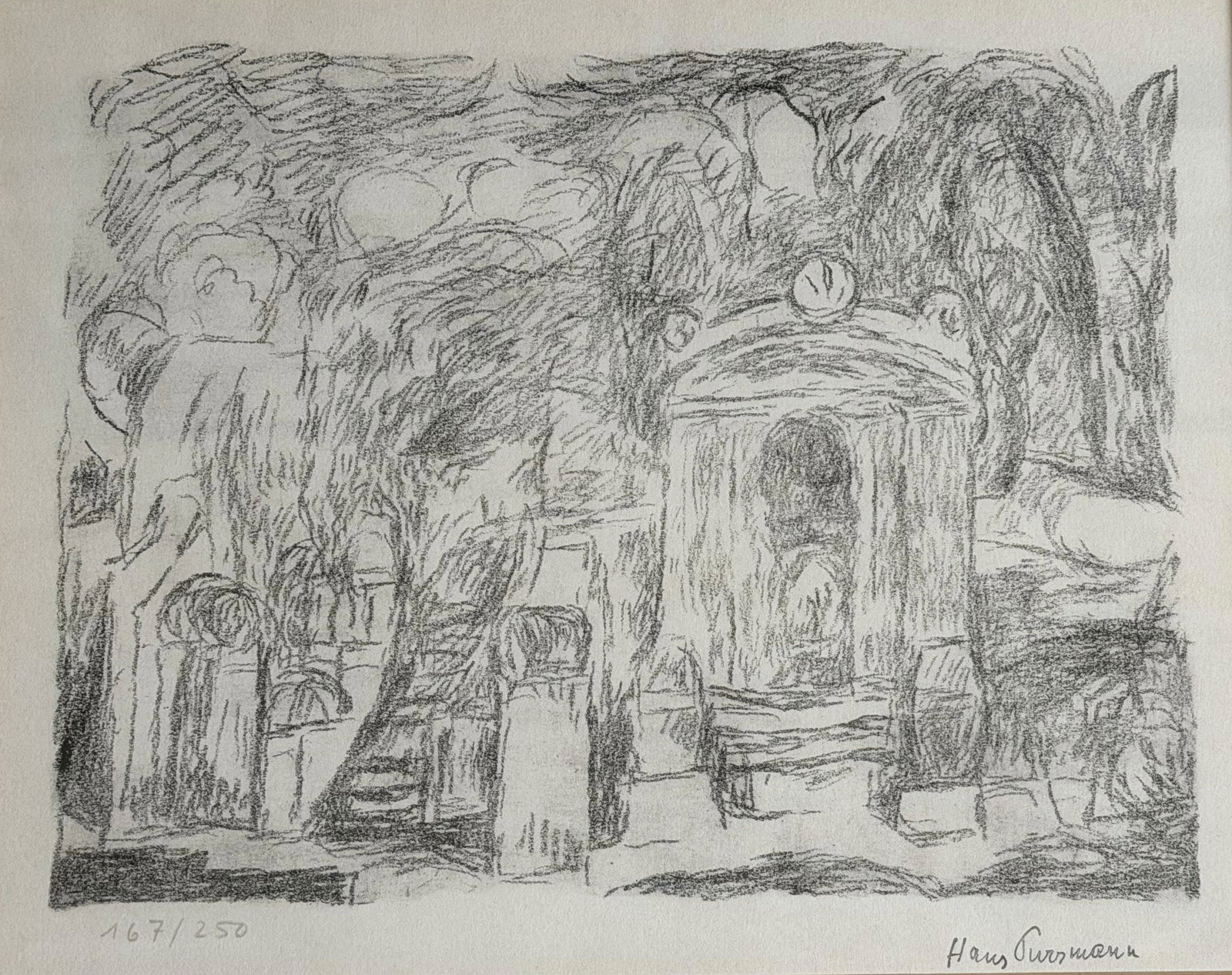 2 artworks: Hans PURRMANN (1880–1966), Garden - 3