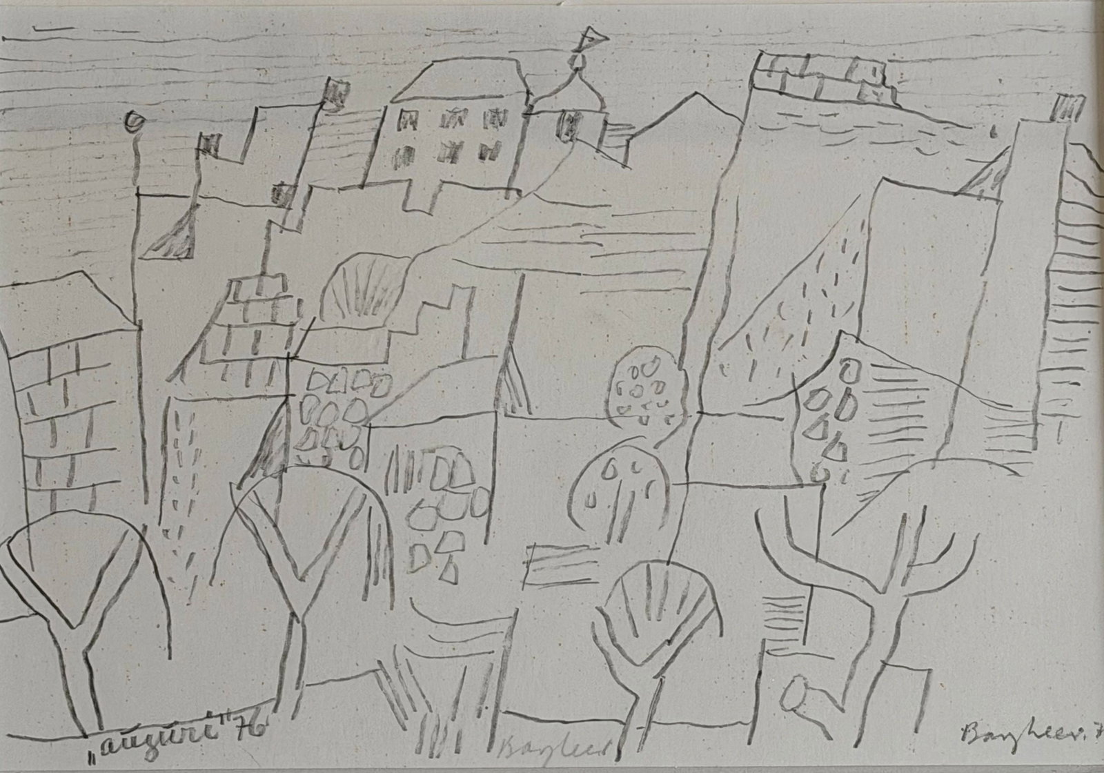 2 artworks: Hans PURRMANN (1880–1966), Garden - 4