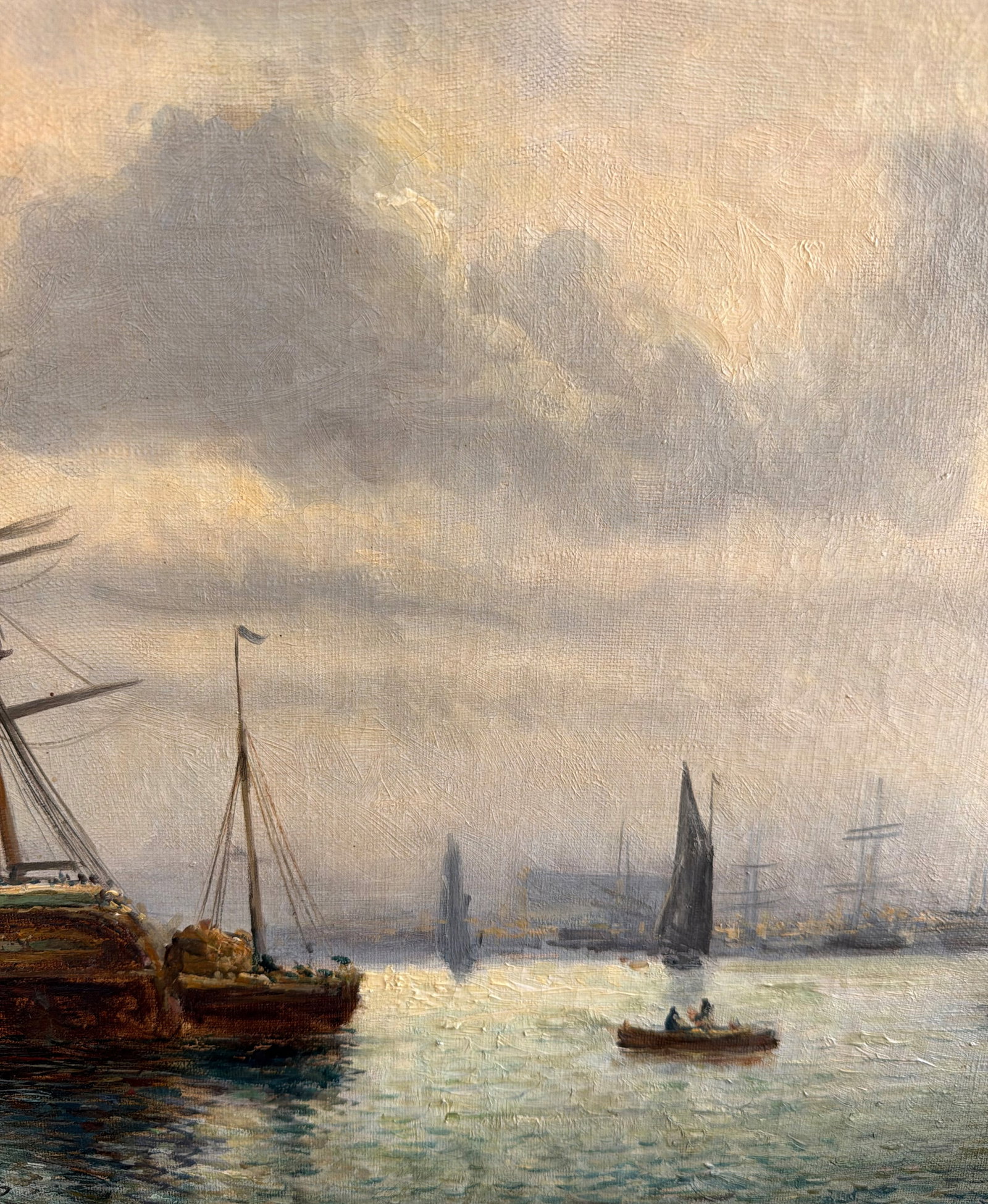 David MORETTI. Ships Near the Harbor. - 6