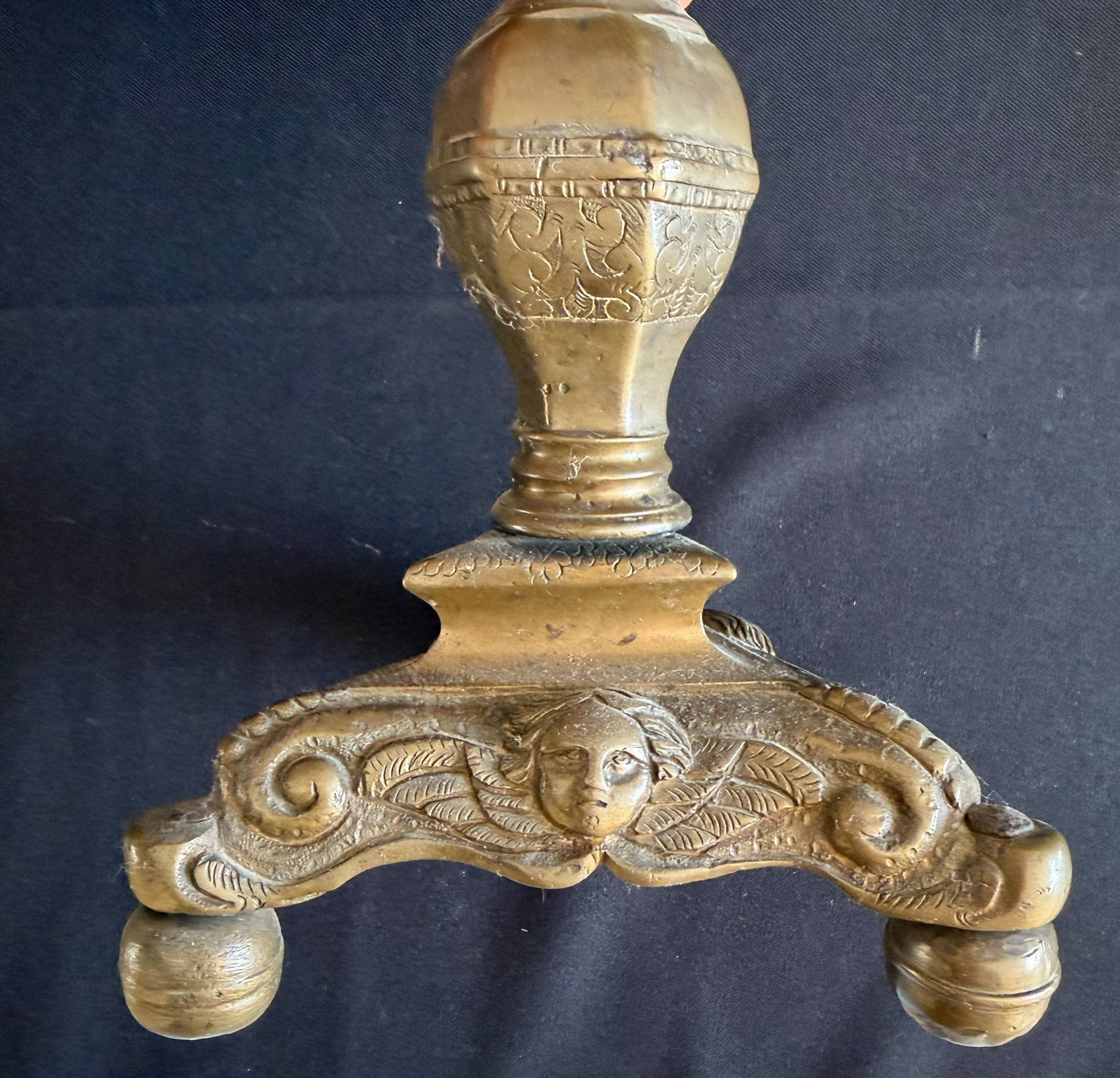 14 pairs of candlesticks, brass, etc., collection - 11