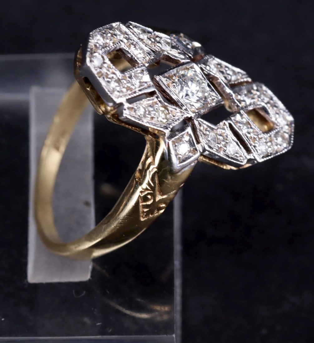 Two pieces of jewelry, Art Deco - 2