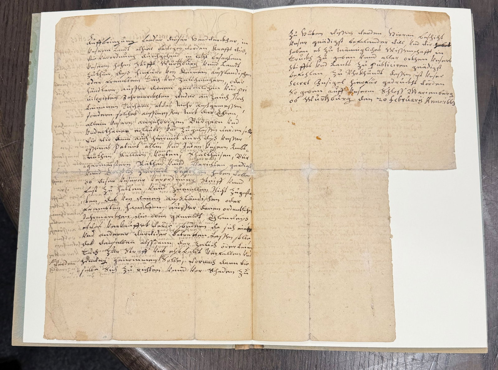 Decree of February 20, 1663 - 3