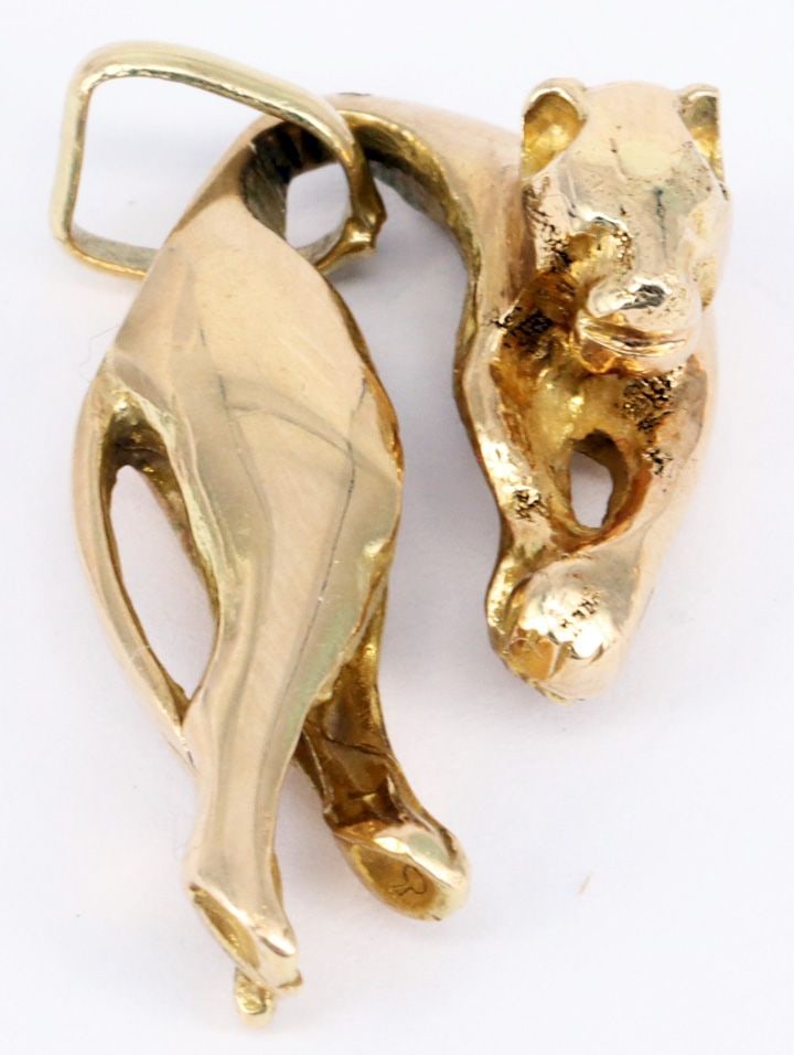 3 pieces of jewelry, gold, signs of wear. - 8