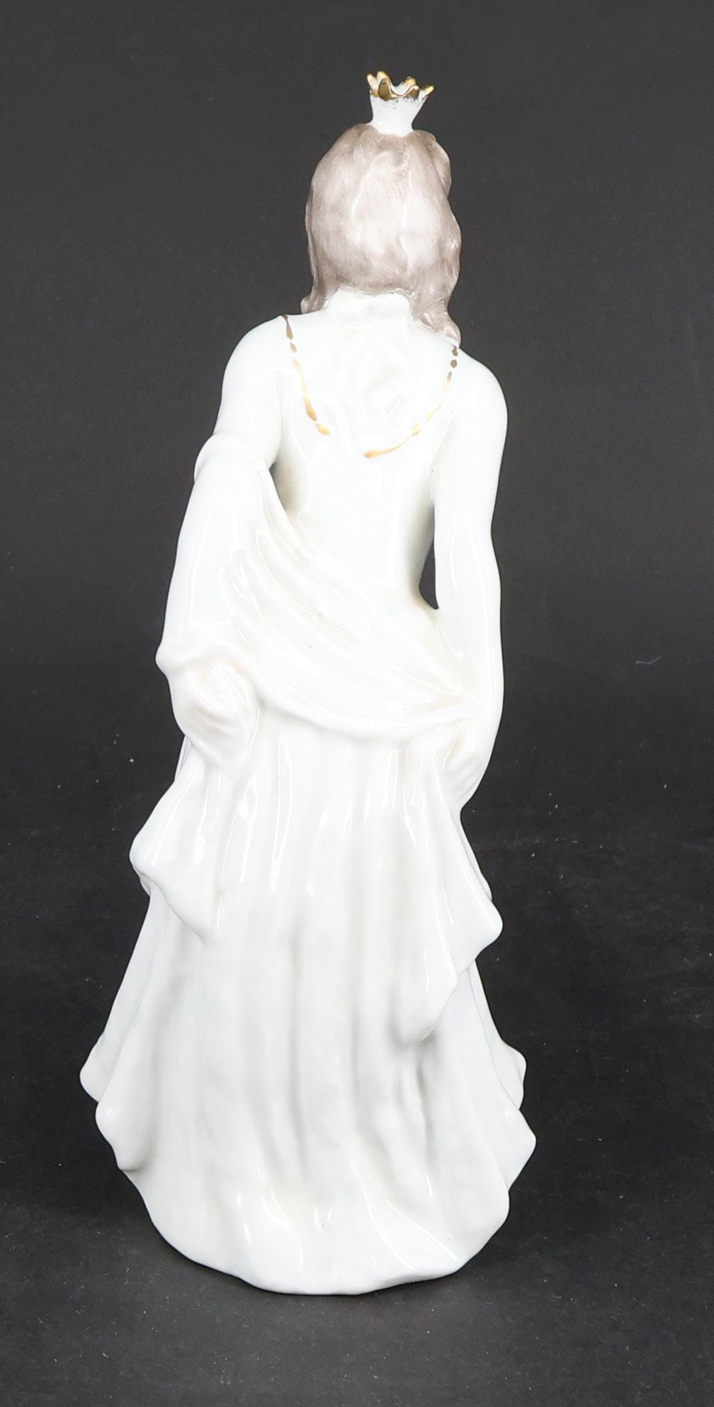 Figure "Frog Queen", colored and gilded, - 3