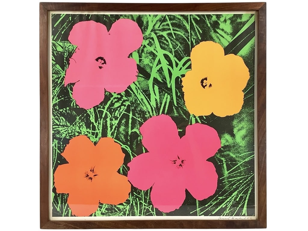 Andy Warhol 1964 Flowers Lithograph Signed (1 of 20)