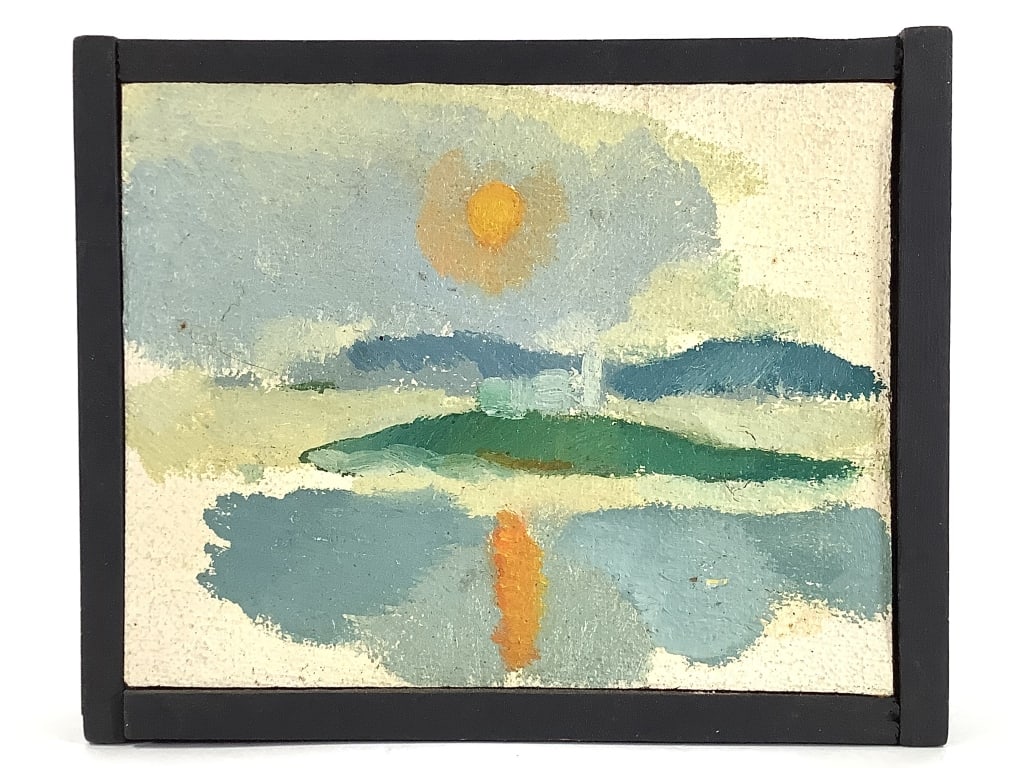 Barry Gealt 1973 Oil on Canvas Landscape 1 (1 of 4)