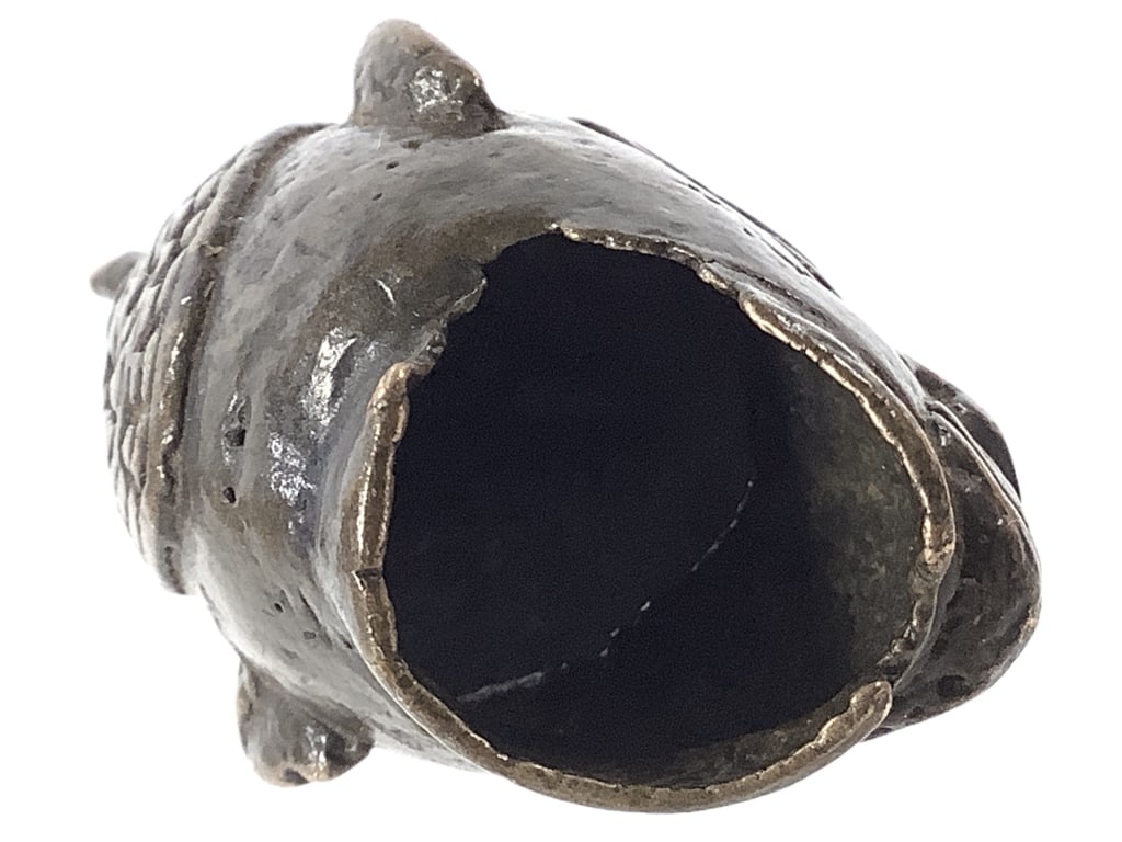 Benin Bronze Bust Miniature - 7